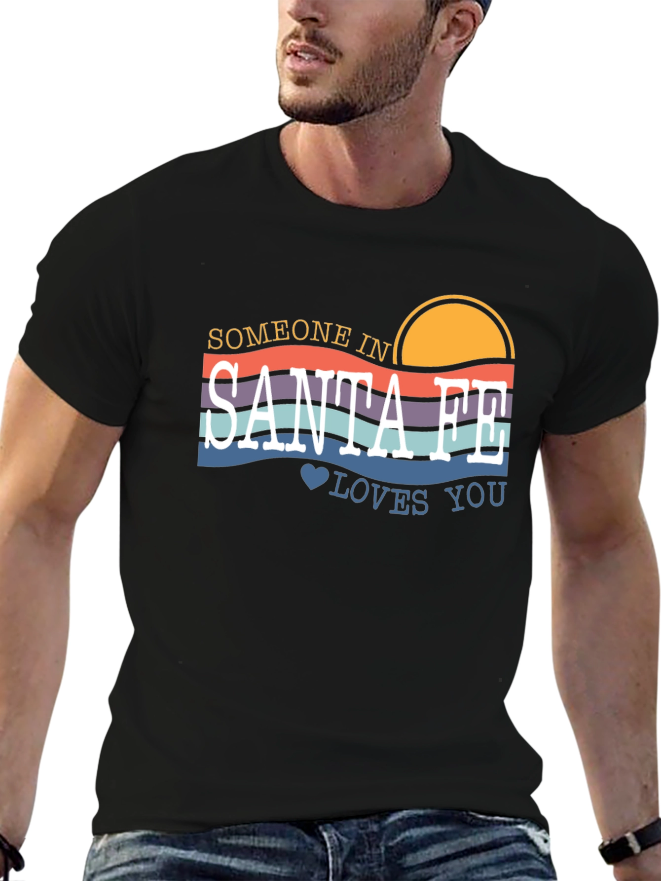 Santa Fe Retro Graphic T-Shirt