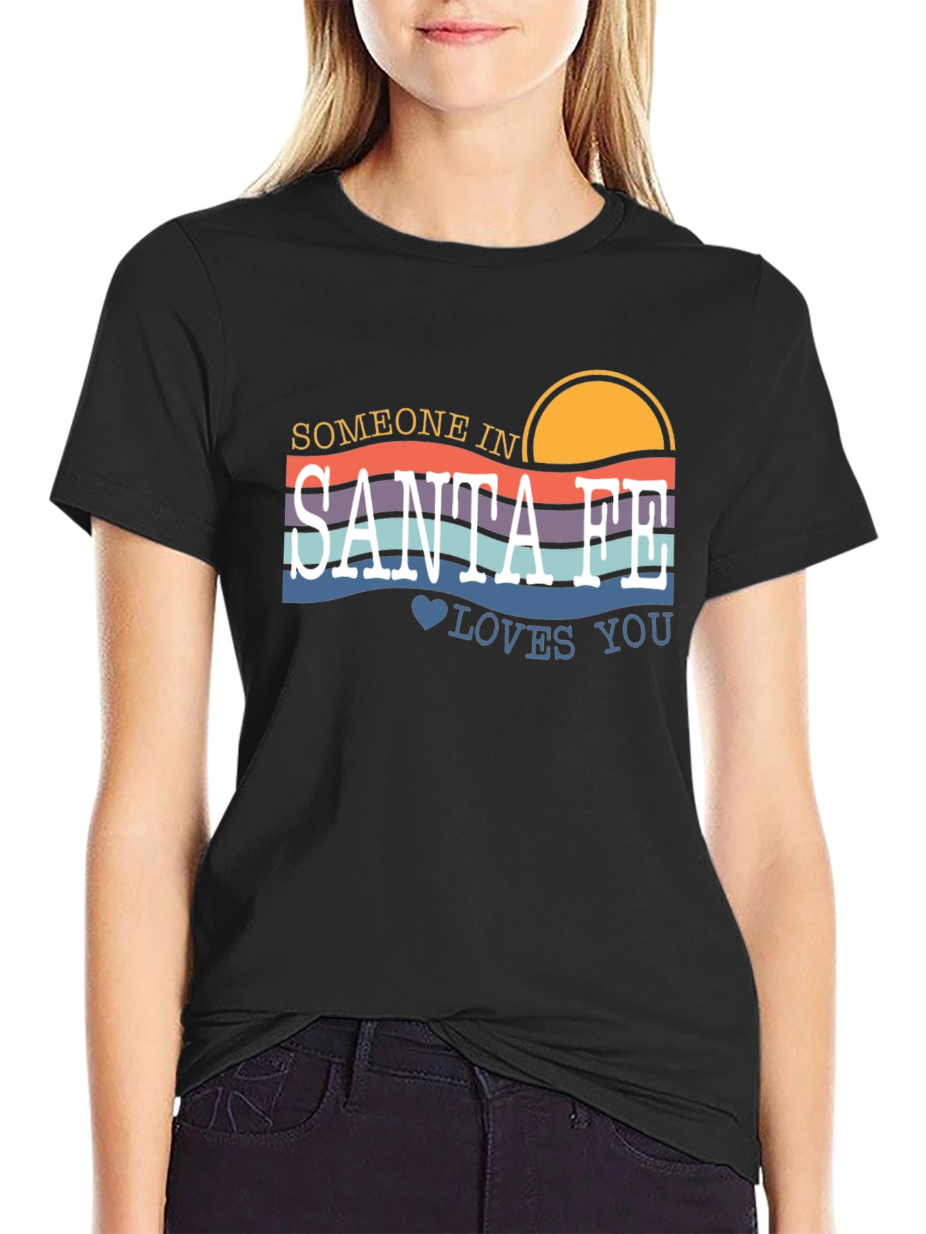 Santa Fe Retro Graphic T-Shirt