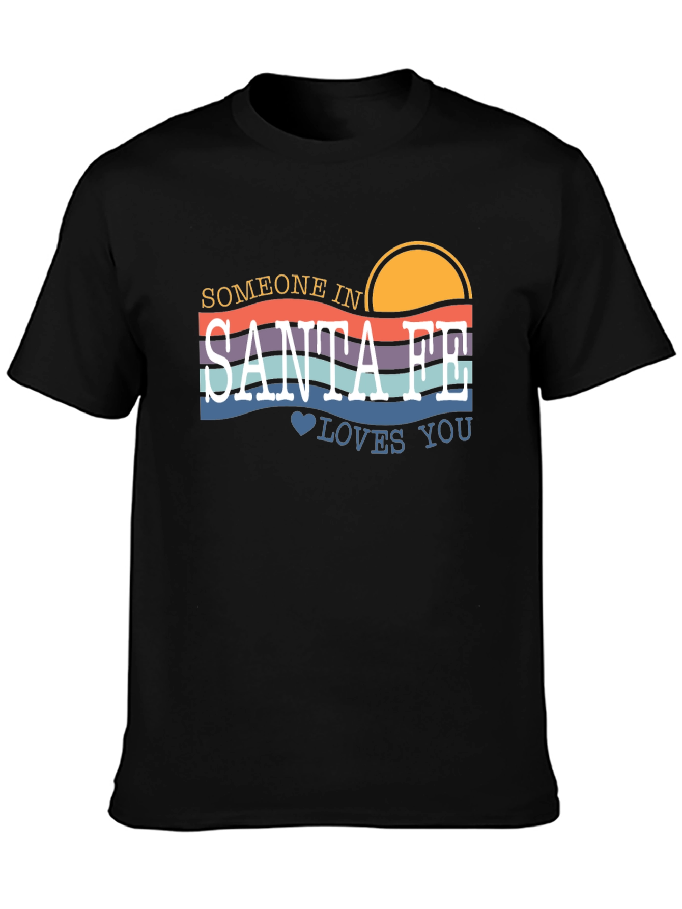 Santa Fe Retro Graphic T-Shirt