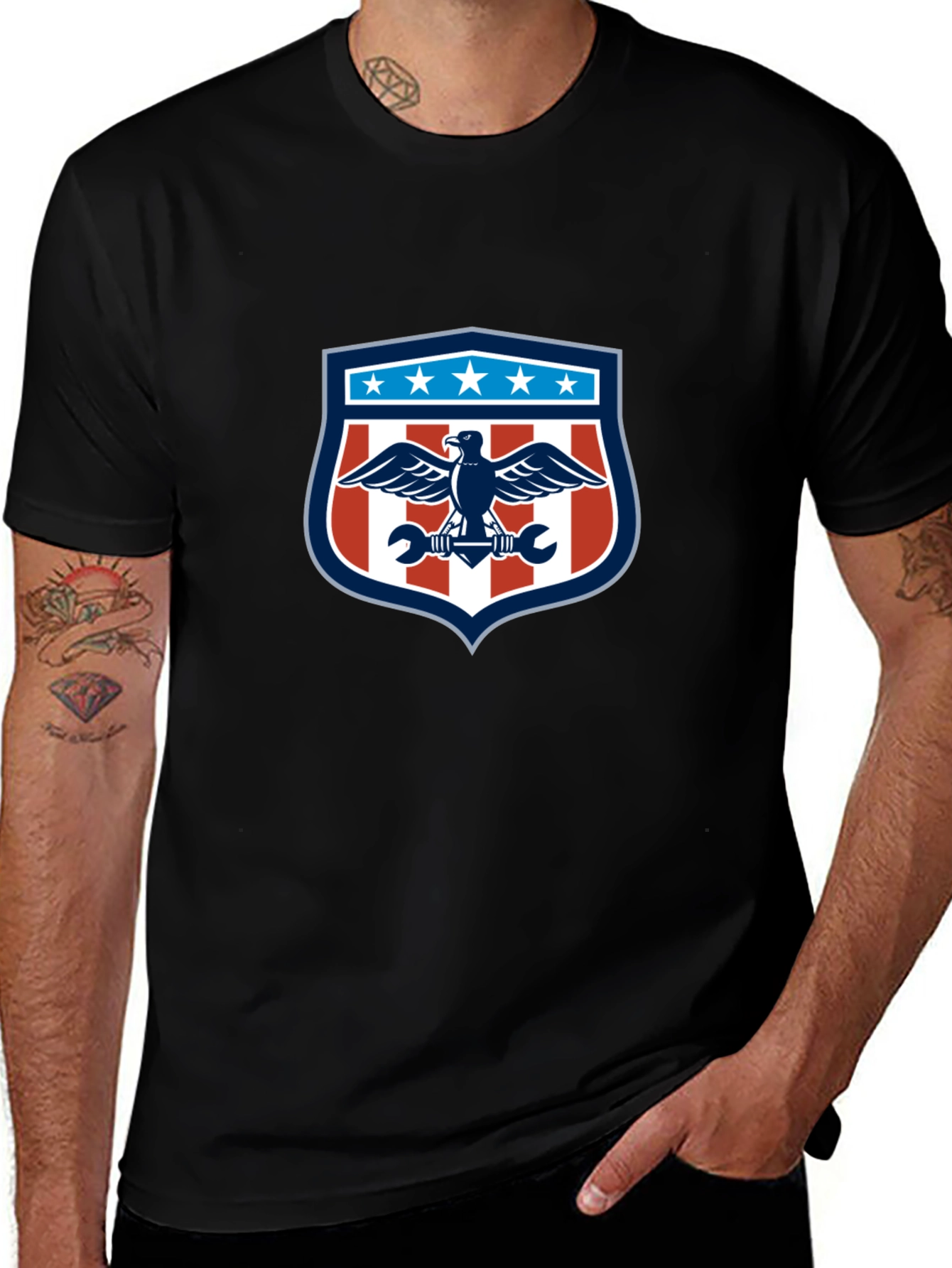 American Eagle Mechanic Graphic T-Shirt