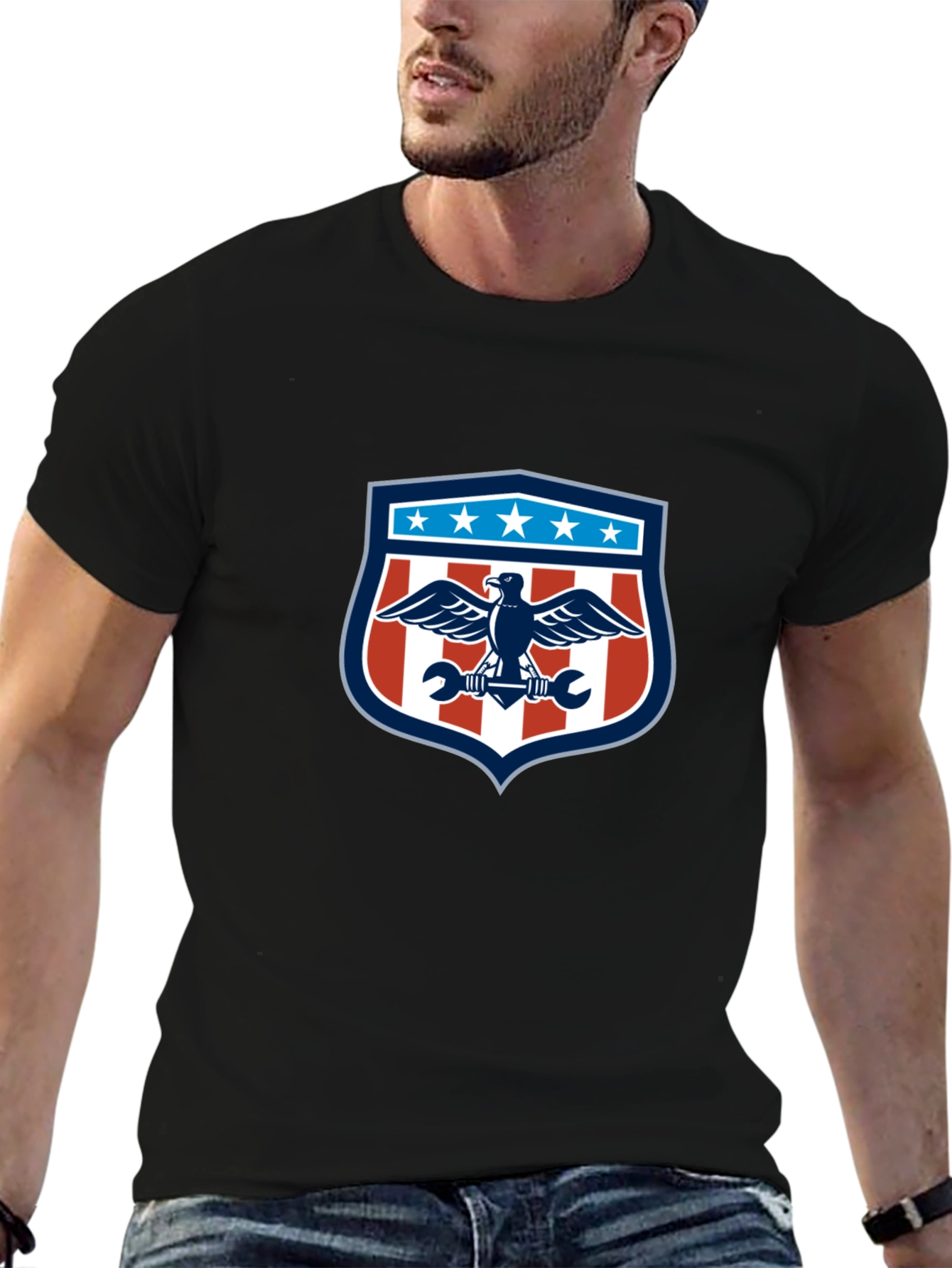 American Eagle Mechanic Graphic T-Shirt