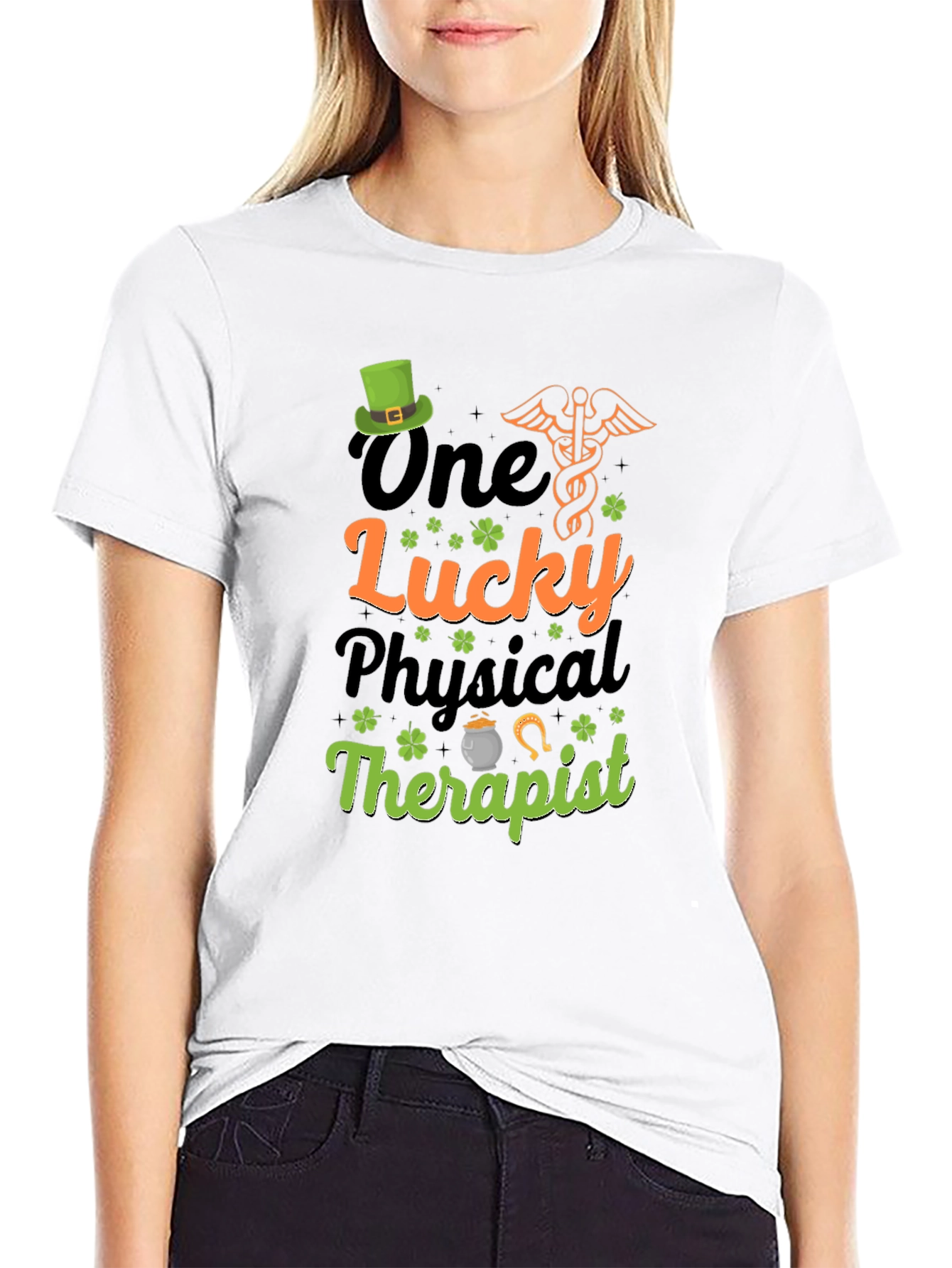 Lucky Physical Therapist St. Patricks Day T-Shirt