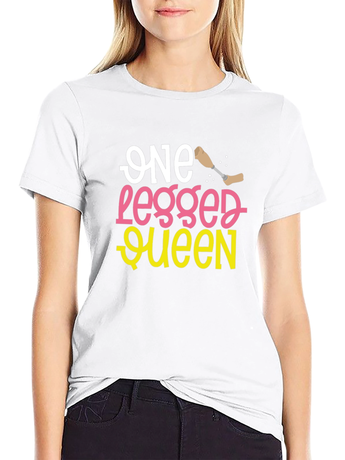 One Legged Queen Funny T-Shirt