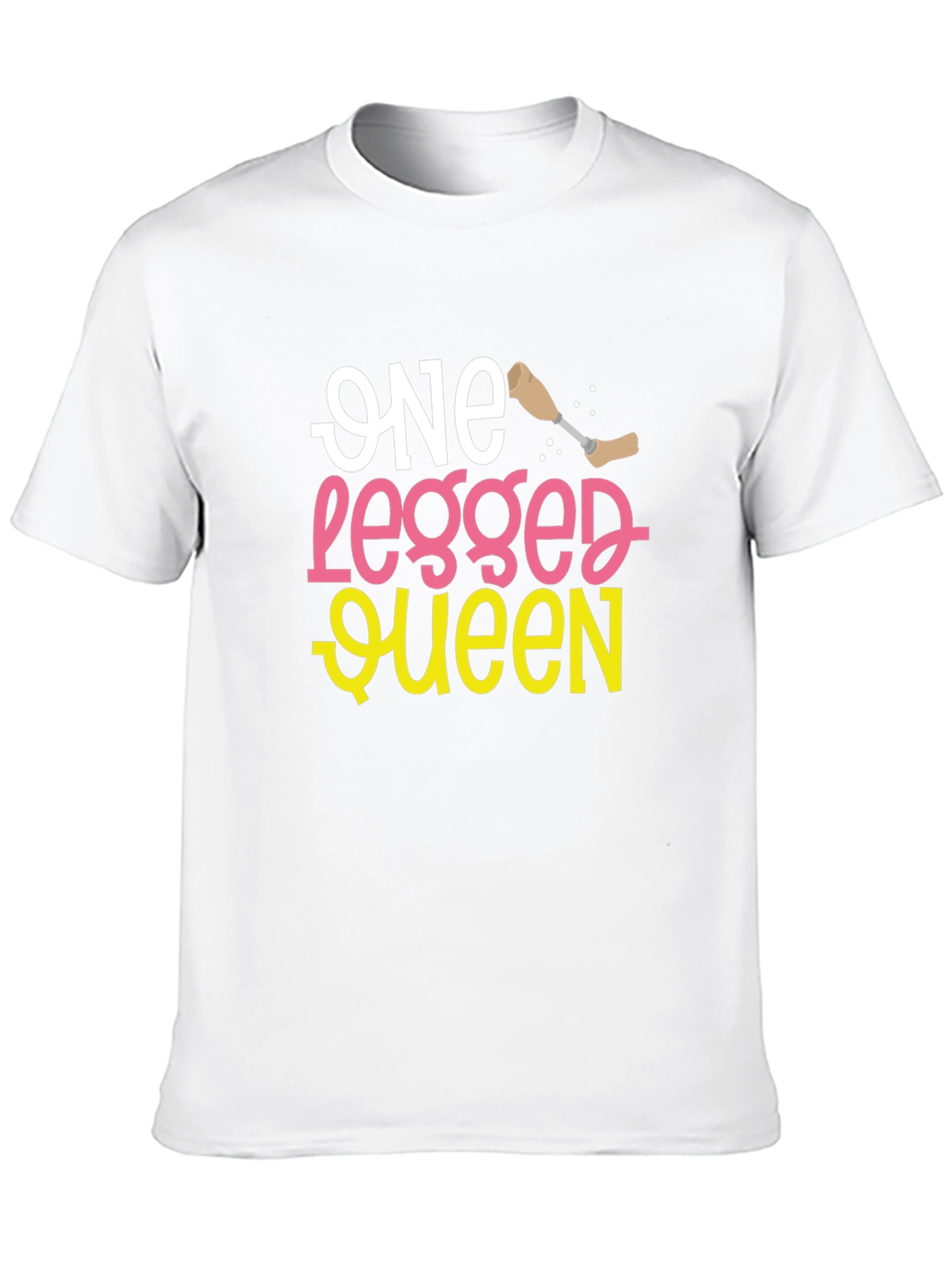 One Legged Queen Funny T-Shirt