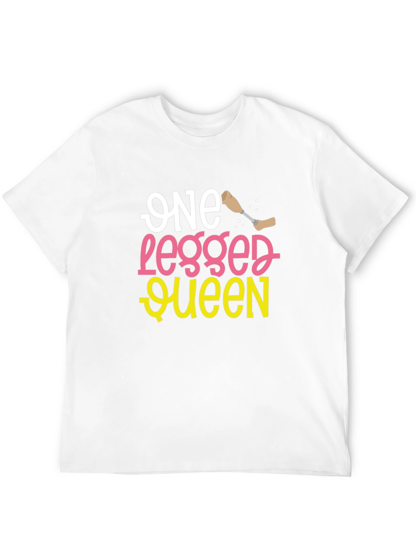 One Legged Queen Funny T-Shirt