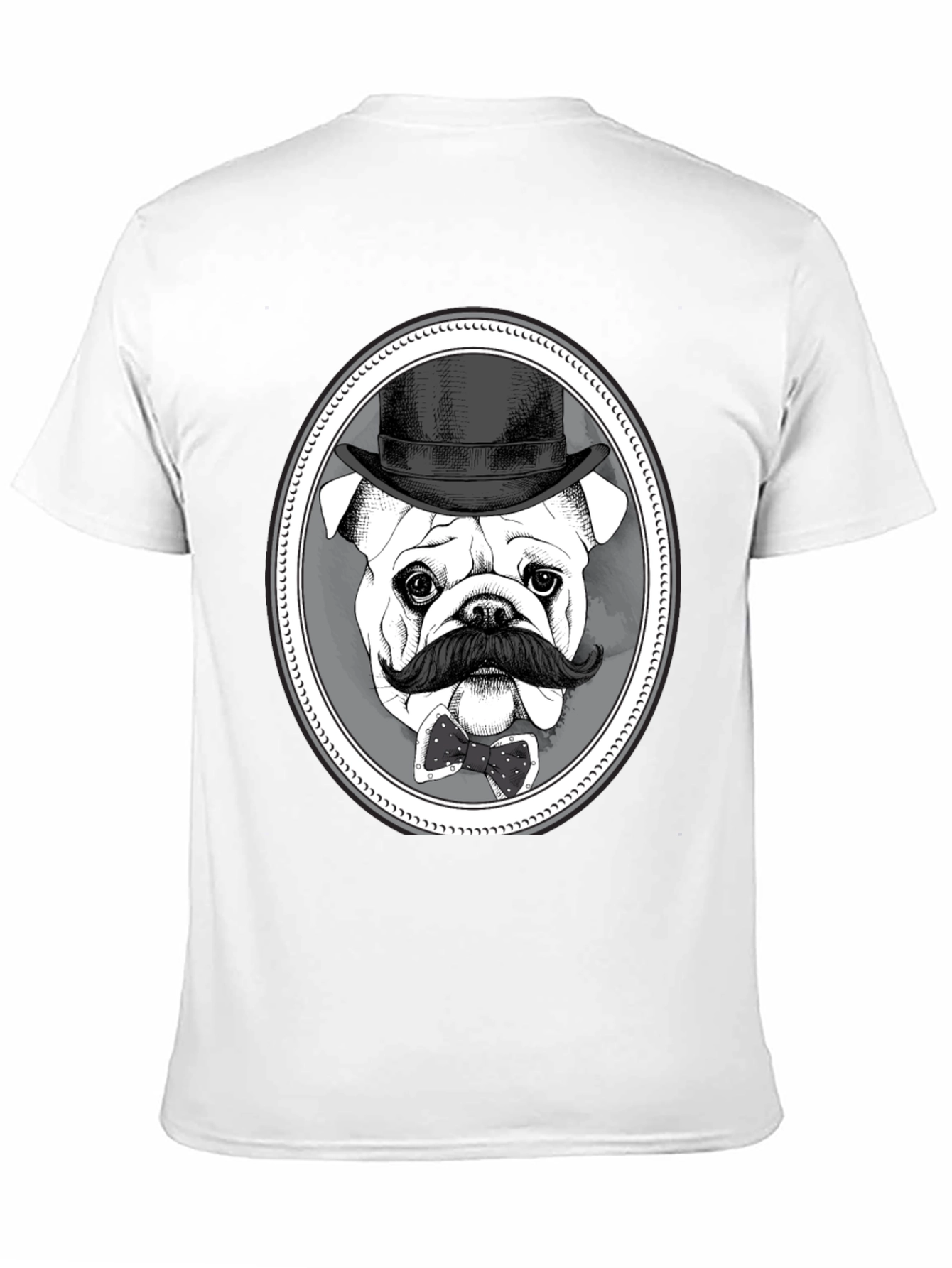 Bulldog Gentleman T-Shirt - Dapper Dog Tee