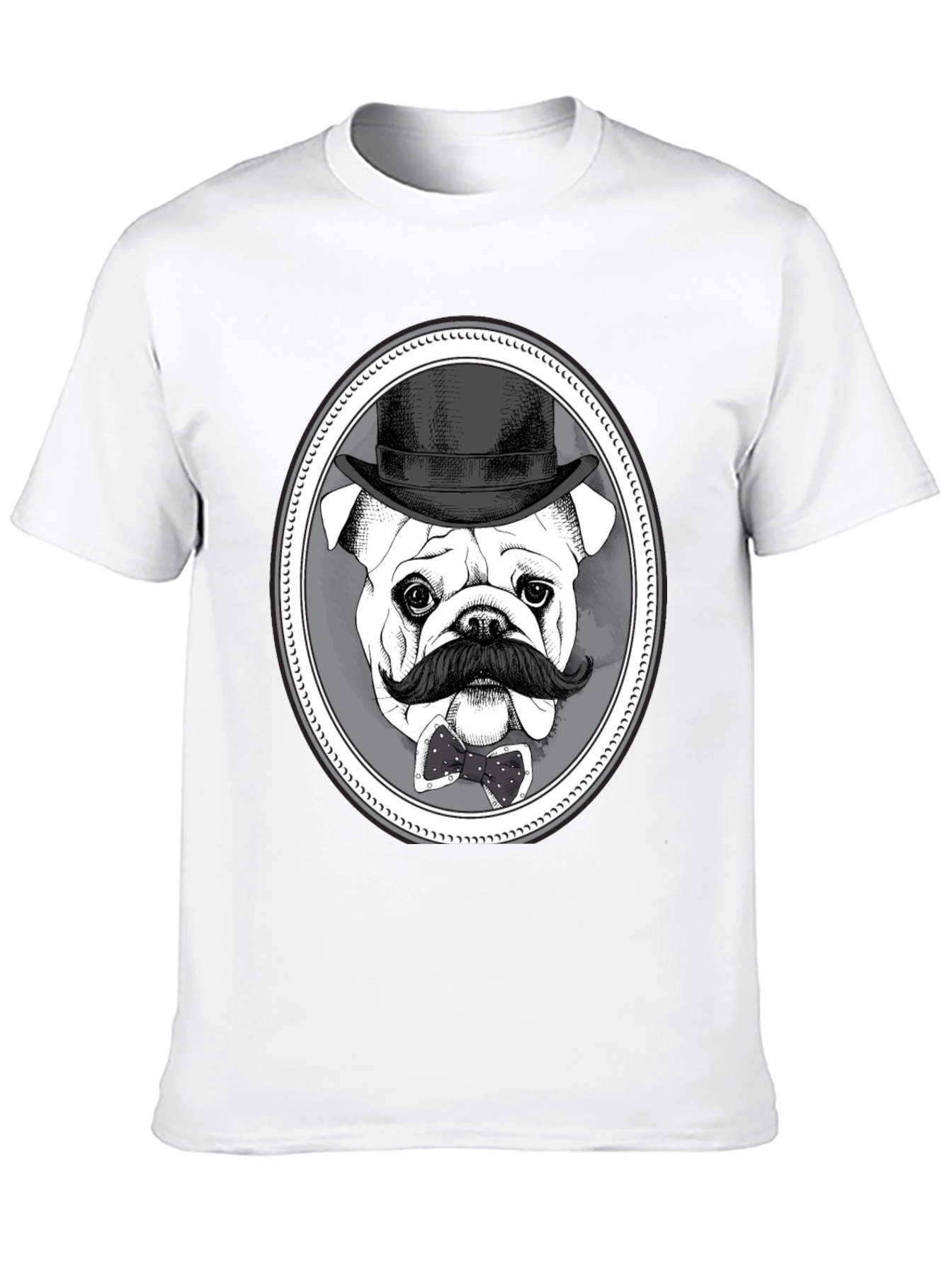 Bulldog Gentleman T-Shirt - Dapper Dog Tee