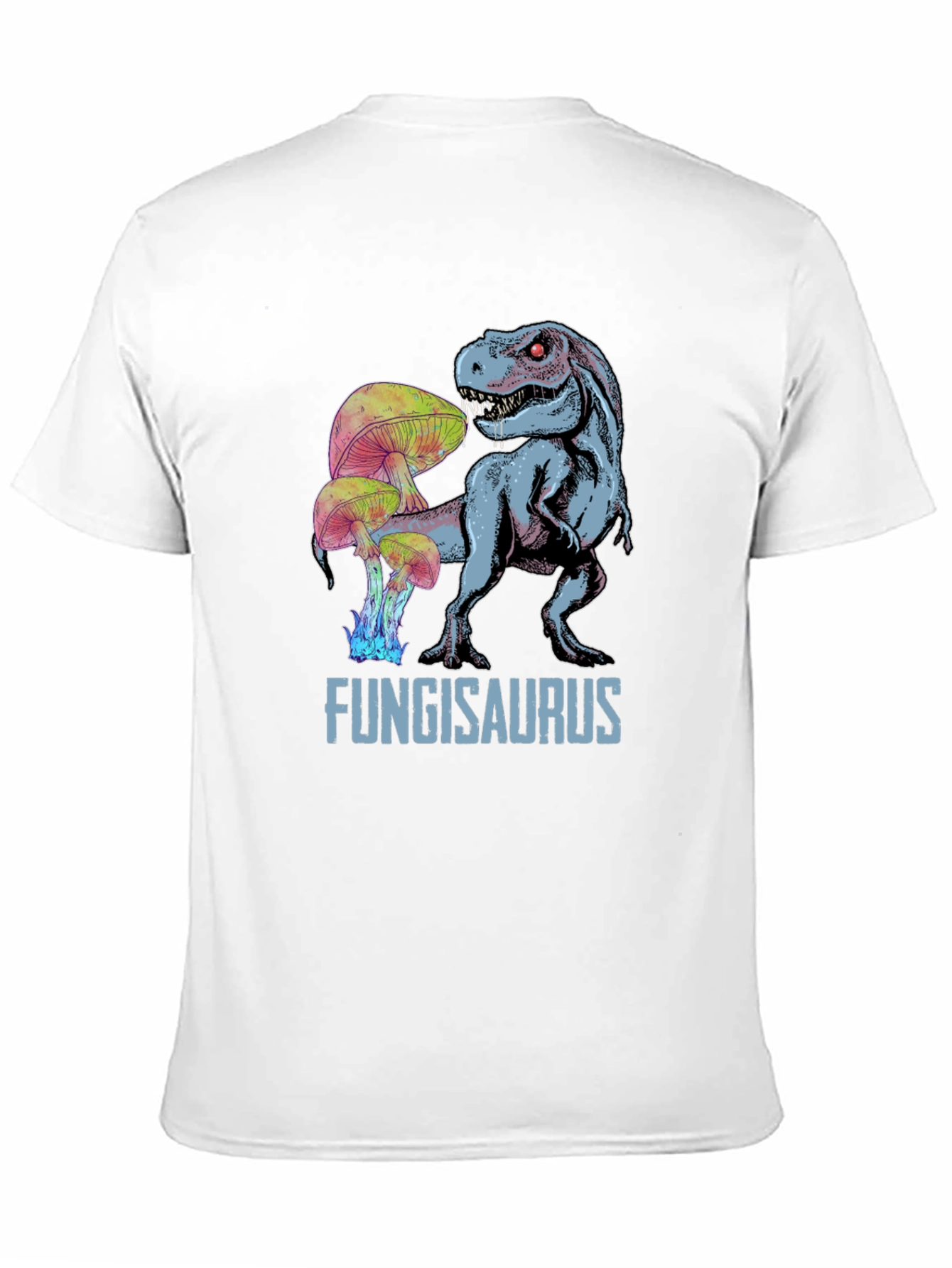 Fungisaurus T-Rex Mushroom Graphic Tee - Black