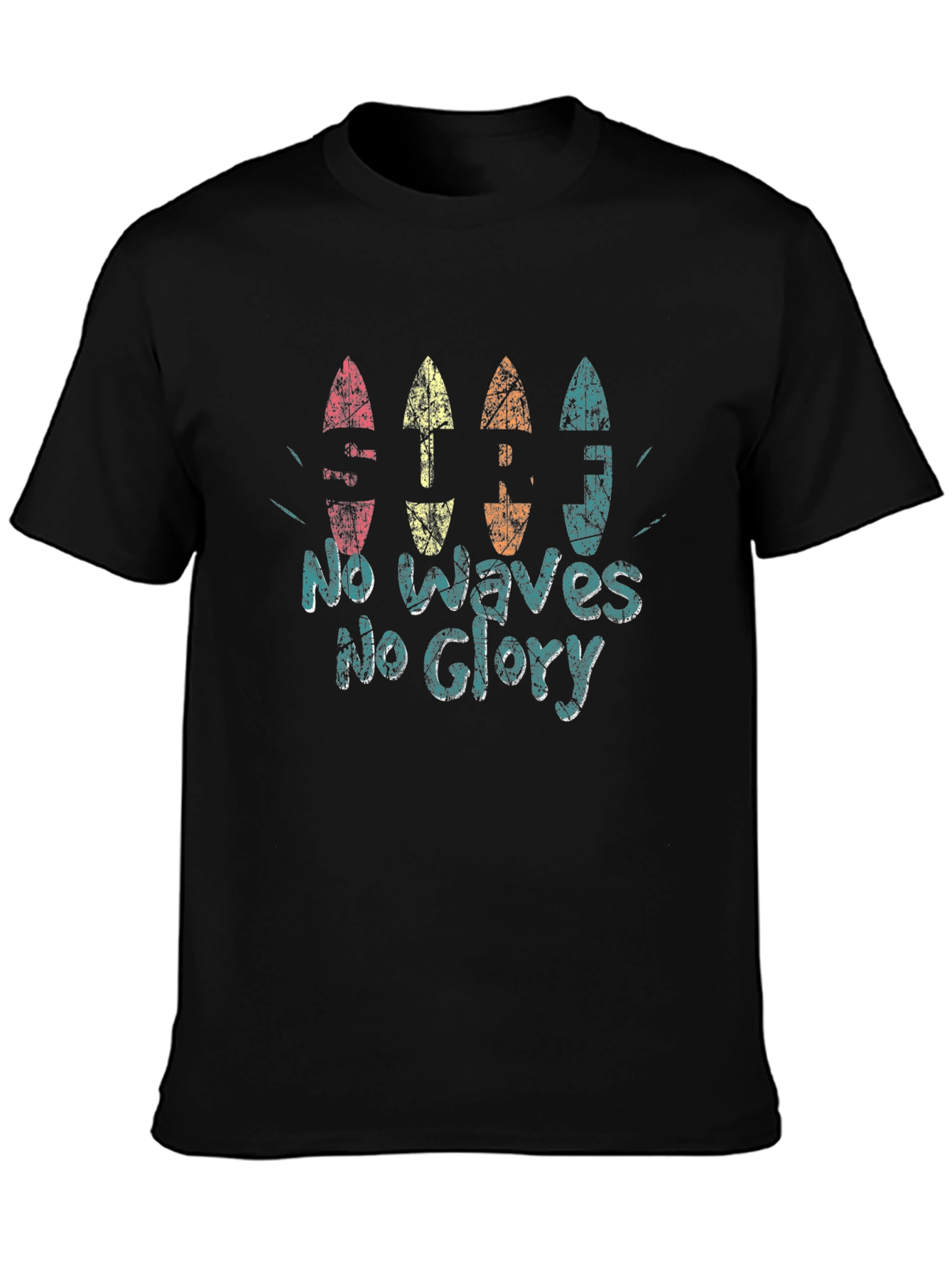 No Waves No Glory Graphic Tee