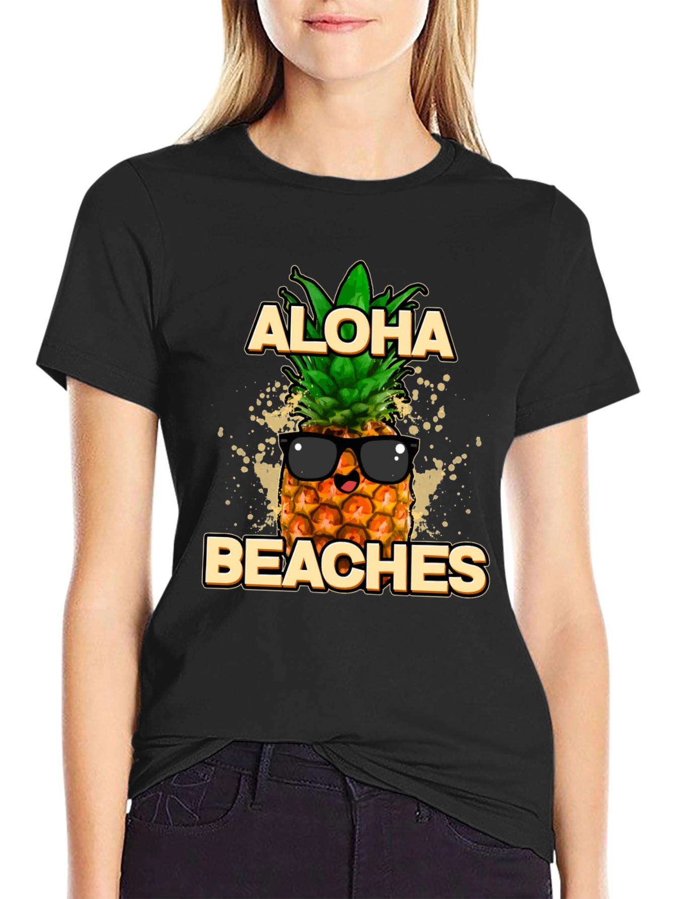 Aloha Beaches Pineapple T-Shirt
