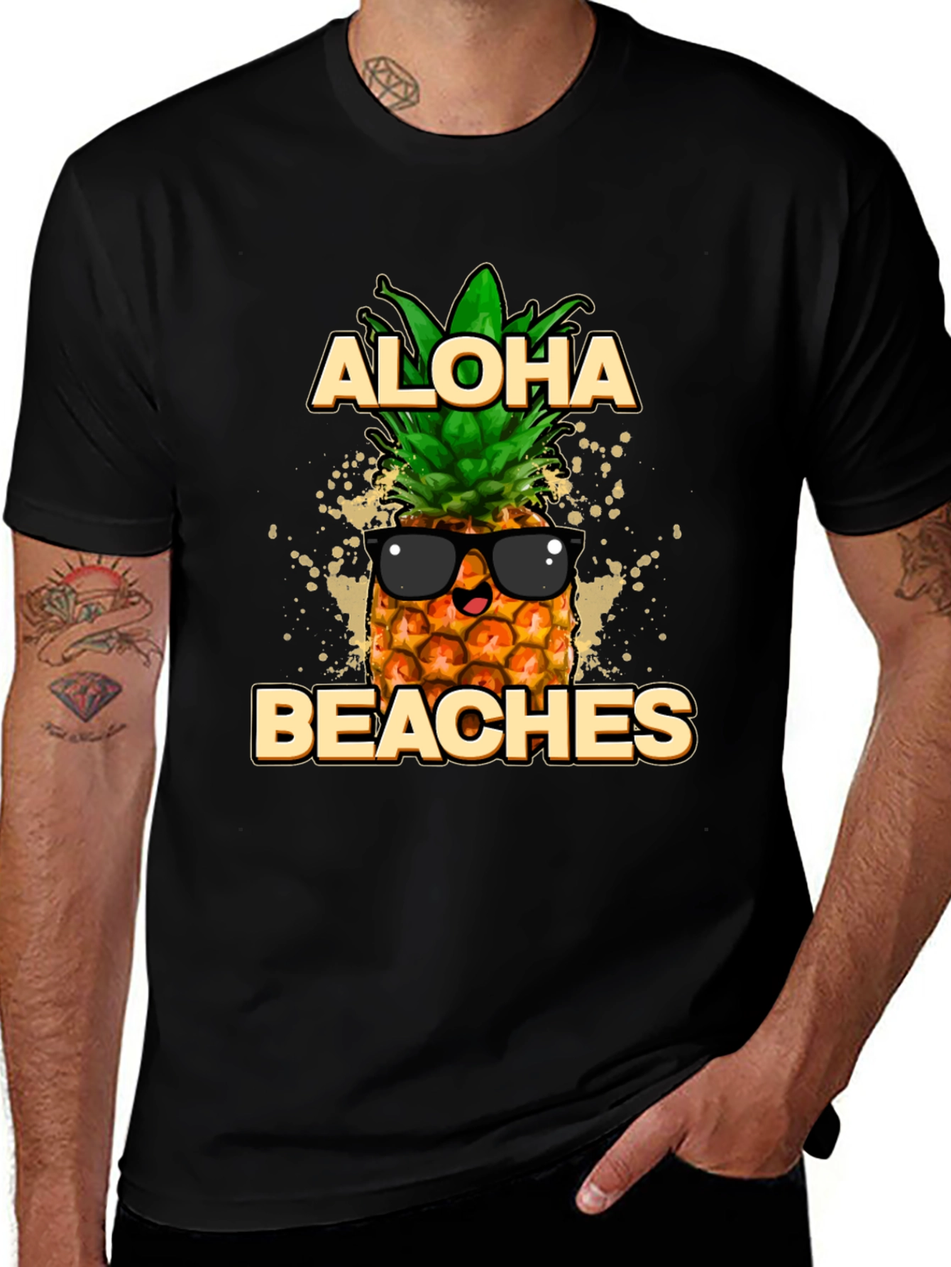 Aloha Beaches Pineapple T-Shirt