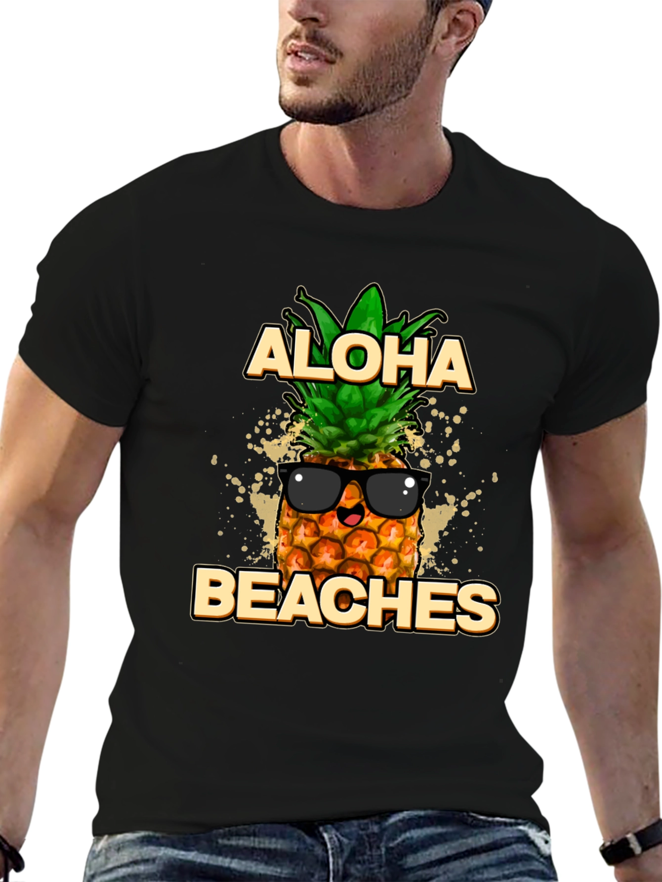 Aloha Beaches Pineapple T-Shirt