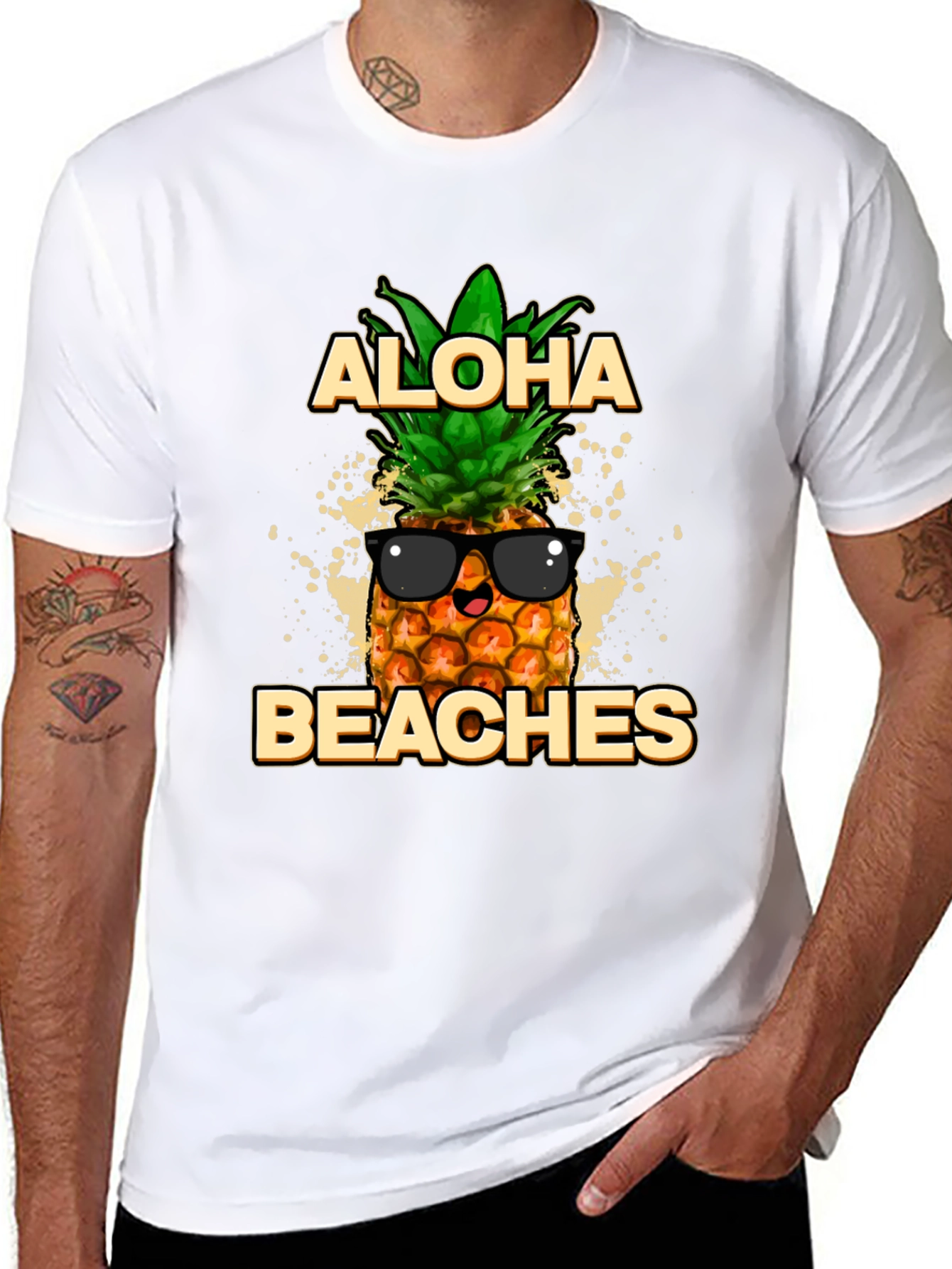 Aloha Beaches Pineapple T-Shirt