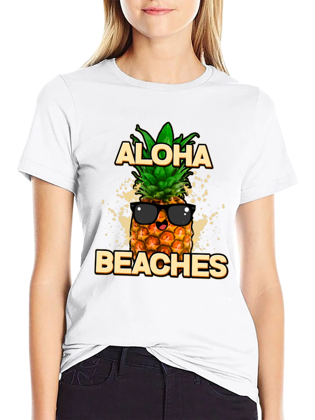 Aloha Beaches Pineapple T-Shirt