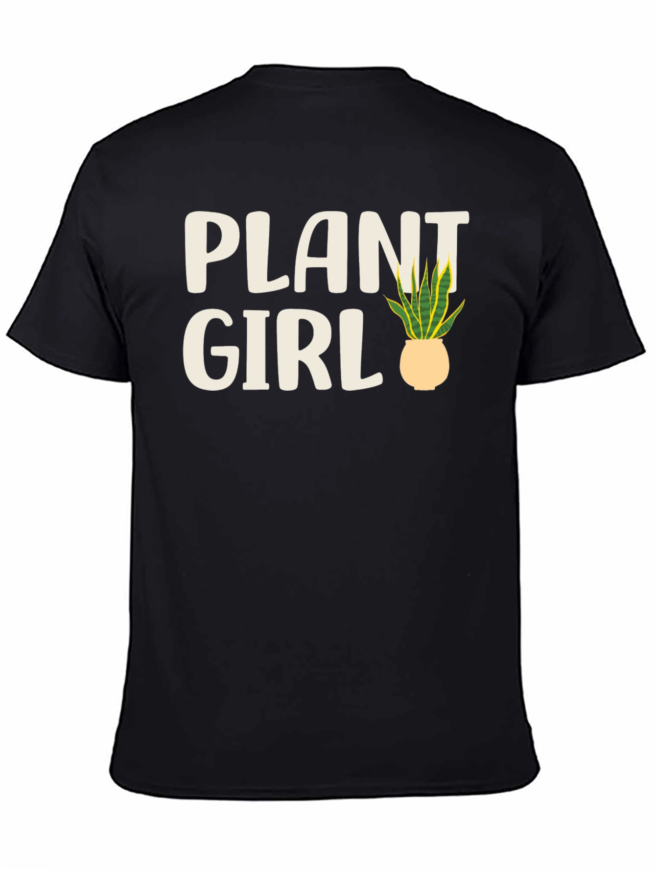 Plant Girl Graphic Tee - Black