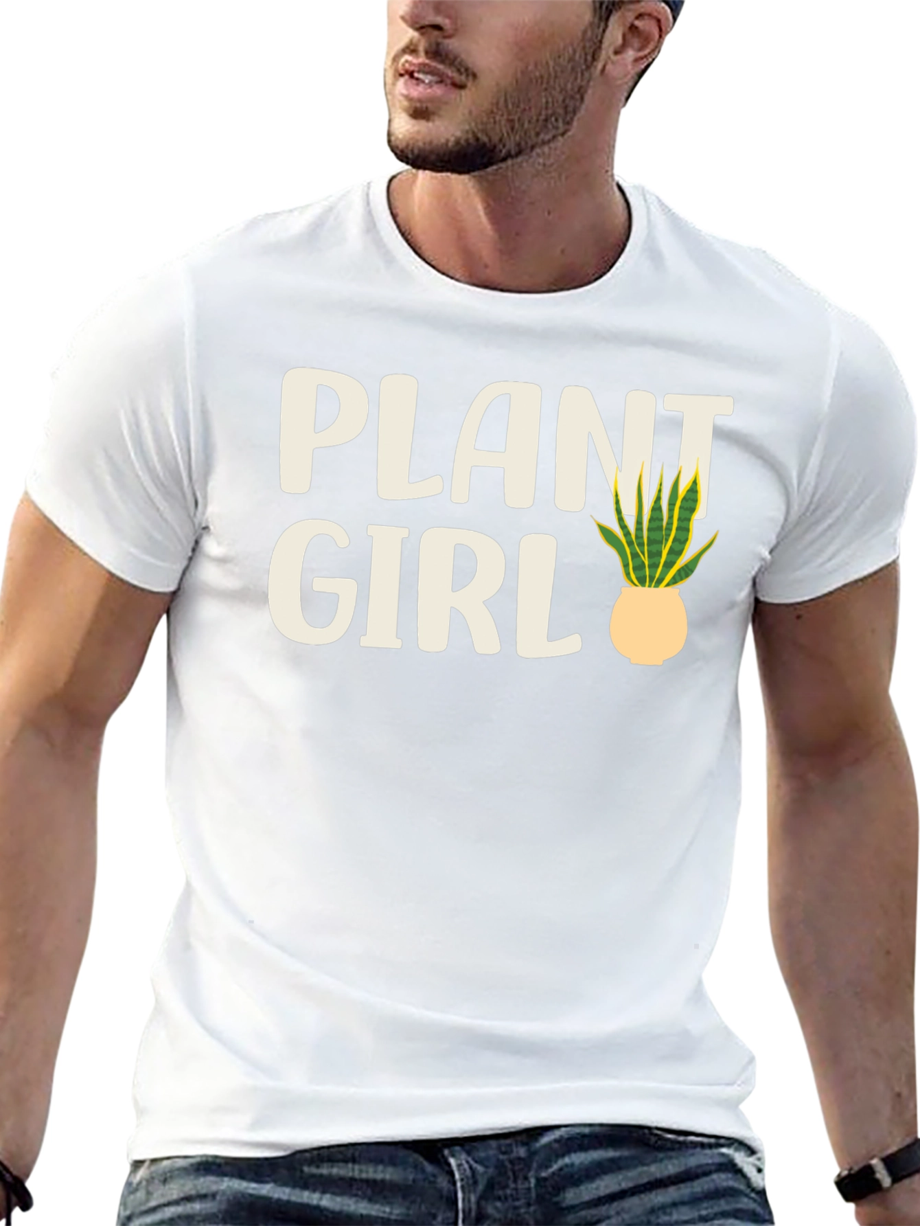 Plant Girl Graphic Tee - Black