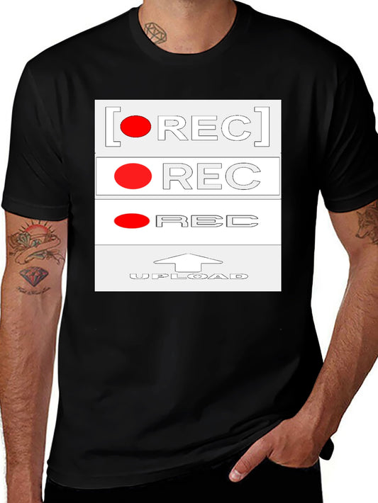 Retro Camcorder Recording Mode Graphic T-Shirt