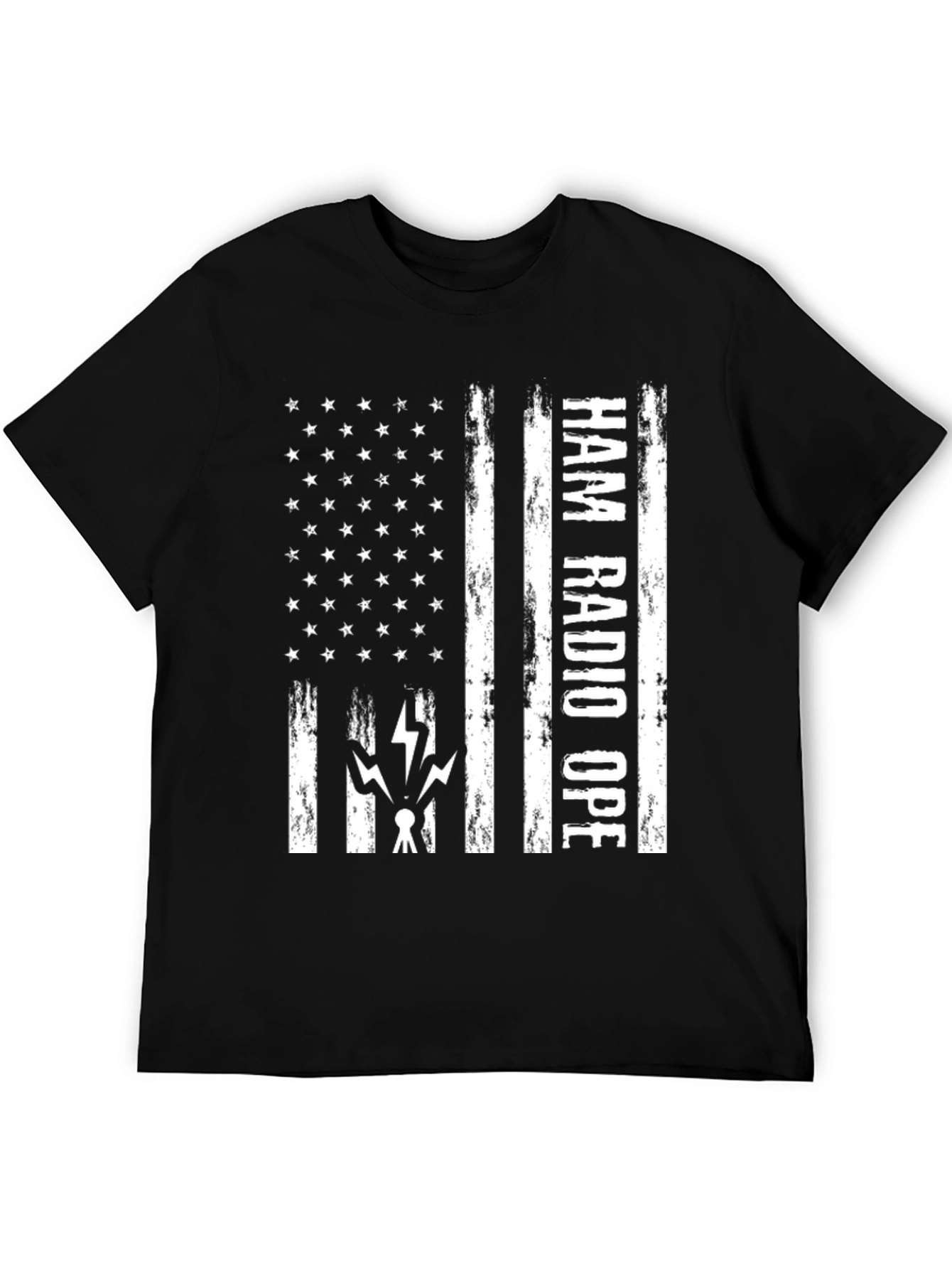 Ham Radio Operator American Flag T-Shirt