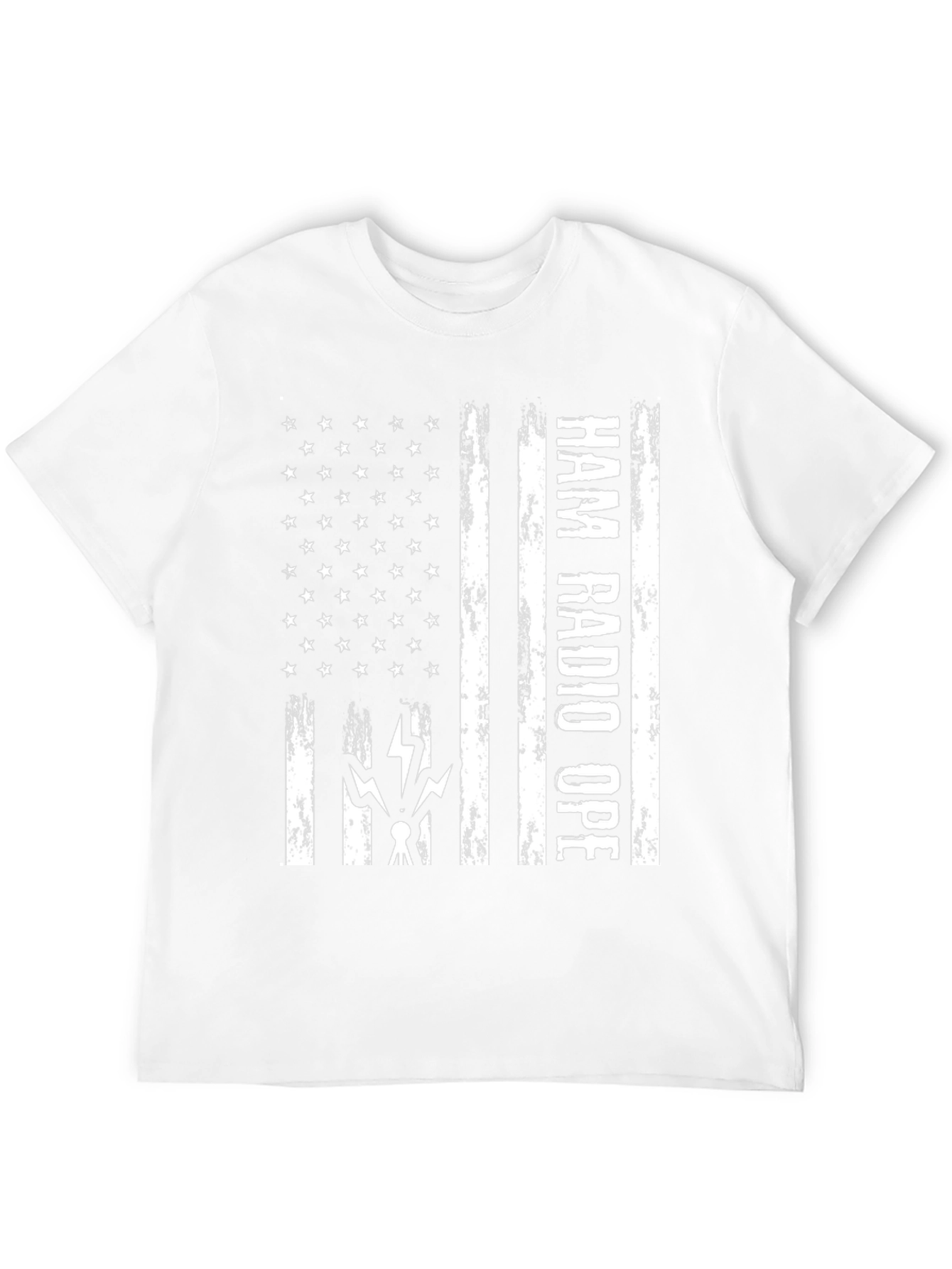Ham Radio Operator American Flag T-Shirt