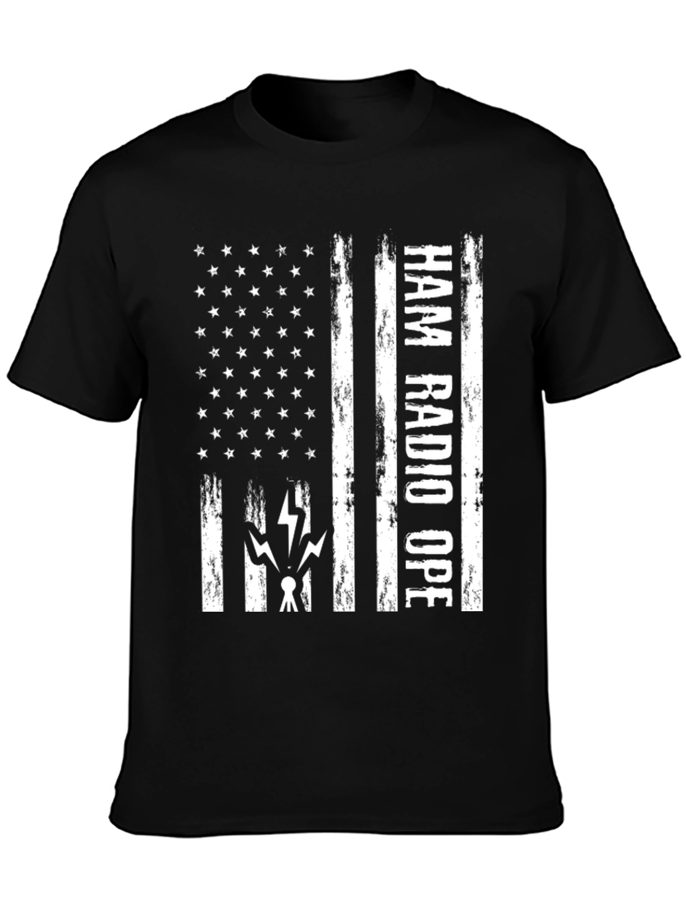 Ham Radio Operator American Flag T-Shirt