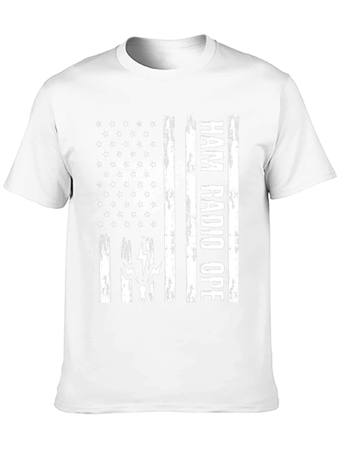 Ham Radio Operator American Flag T-Shirt