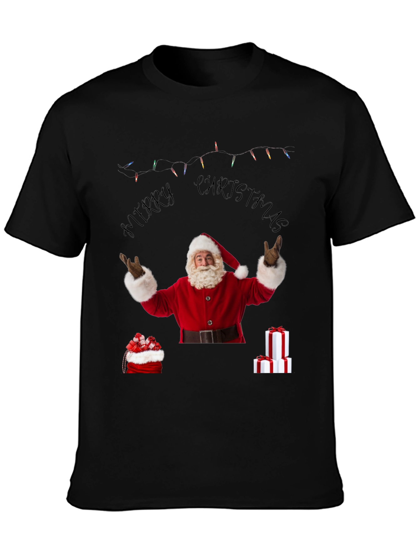 Merry Christmas Santa Graphic T-Shirt