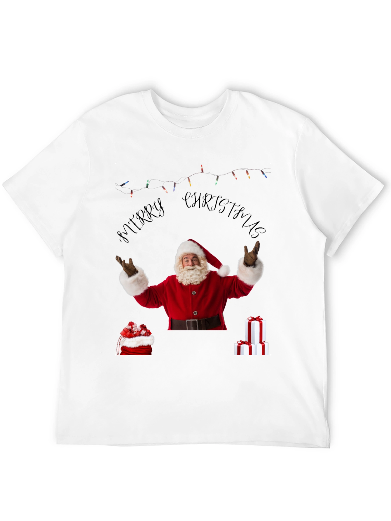 Merry Christmas Santa Graphic T-Shirt