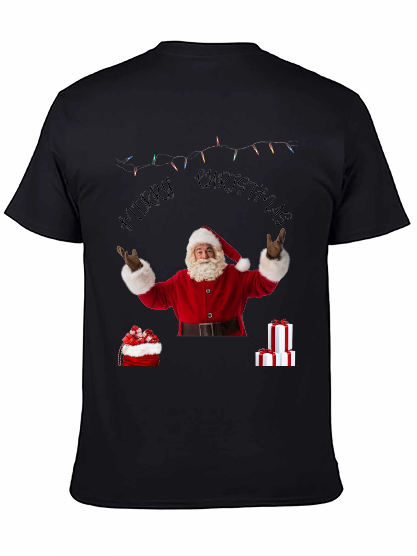 Merry Christmas Santa Graphic T-Shirt