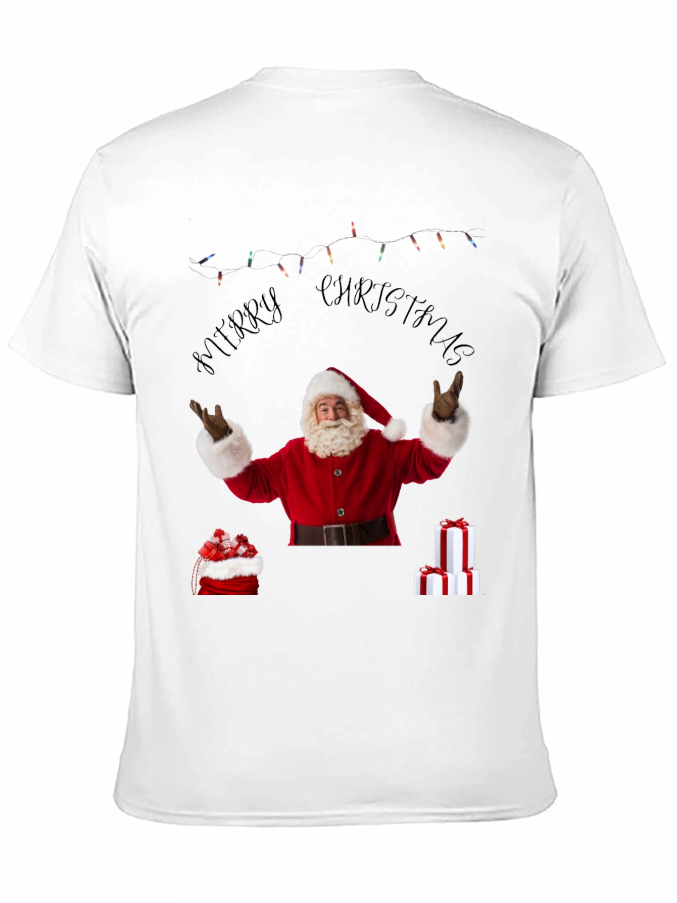 Merry Christmas Santa Graphic T-Shirt