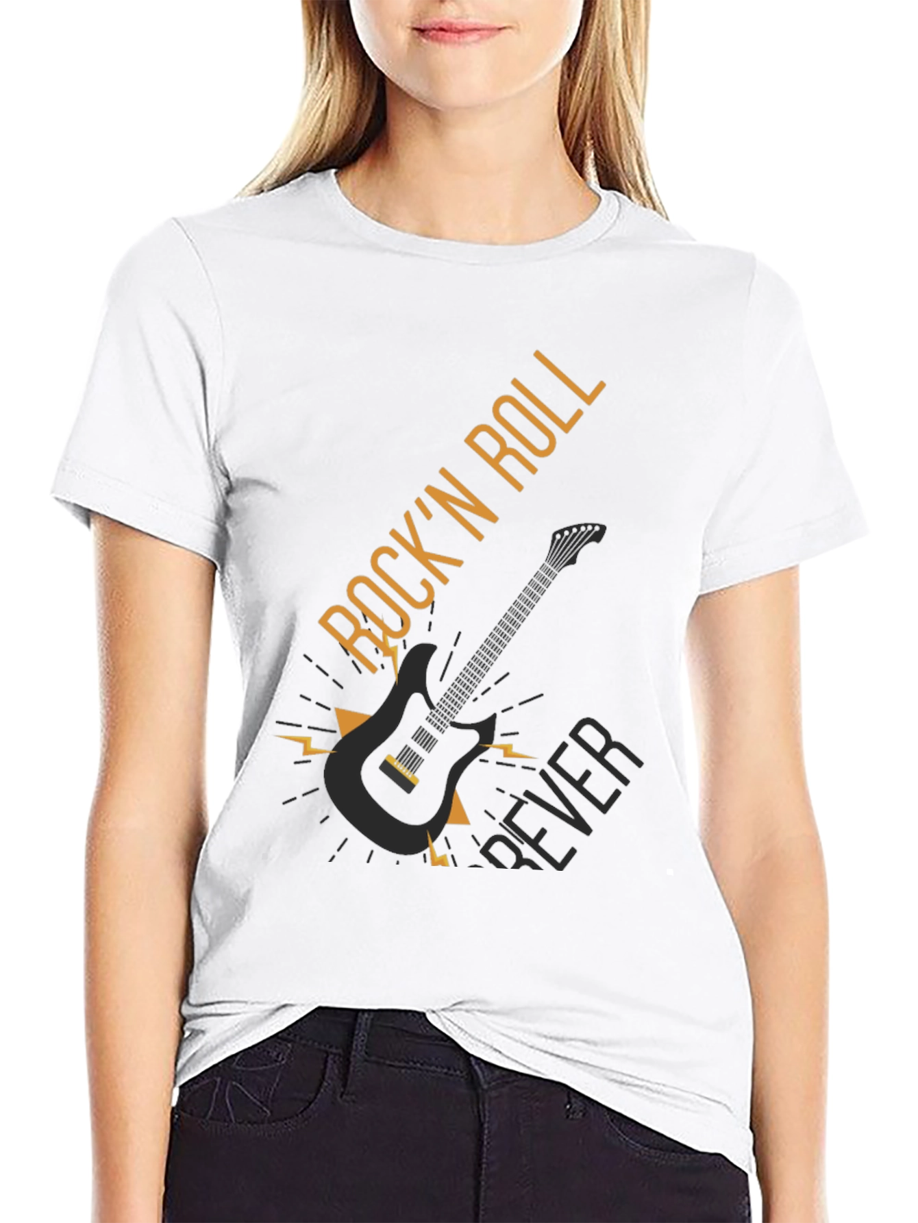 Rock n Roll Forever Black T-Shirt