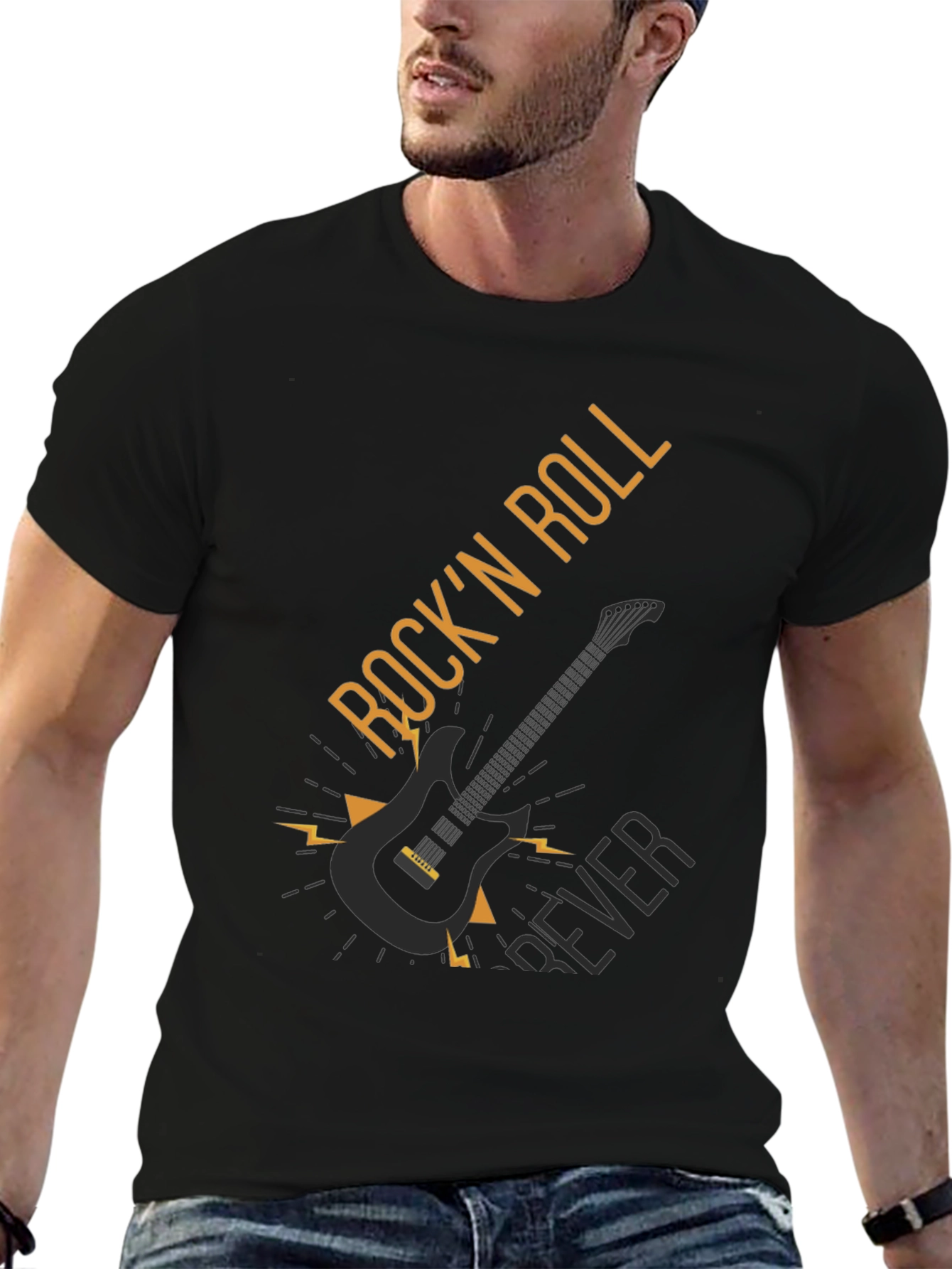 Rock n Roll Forever Black T-Shirt