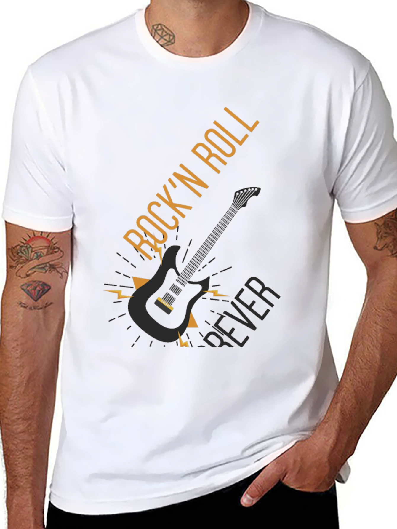 Rock n Roll Forever Black T-Shirt