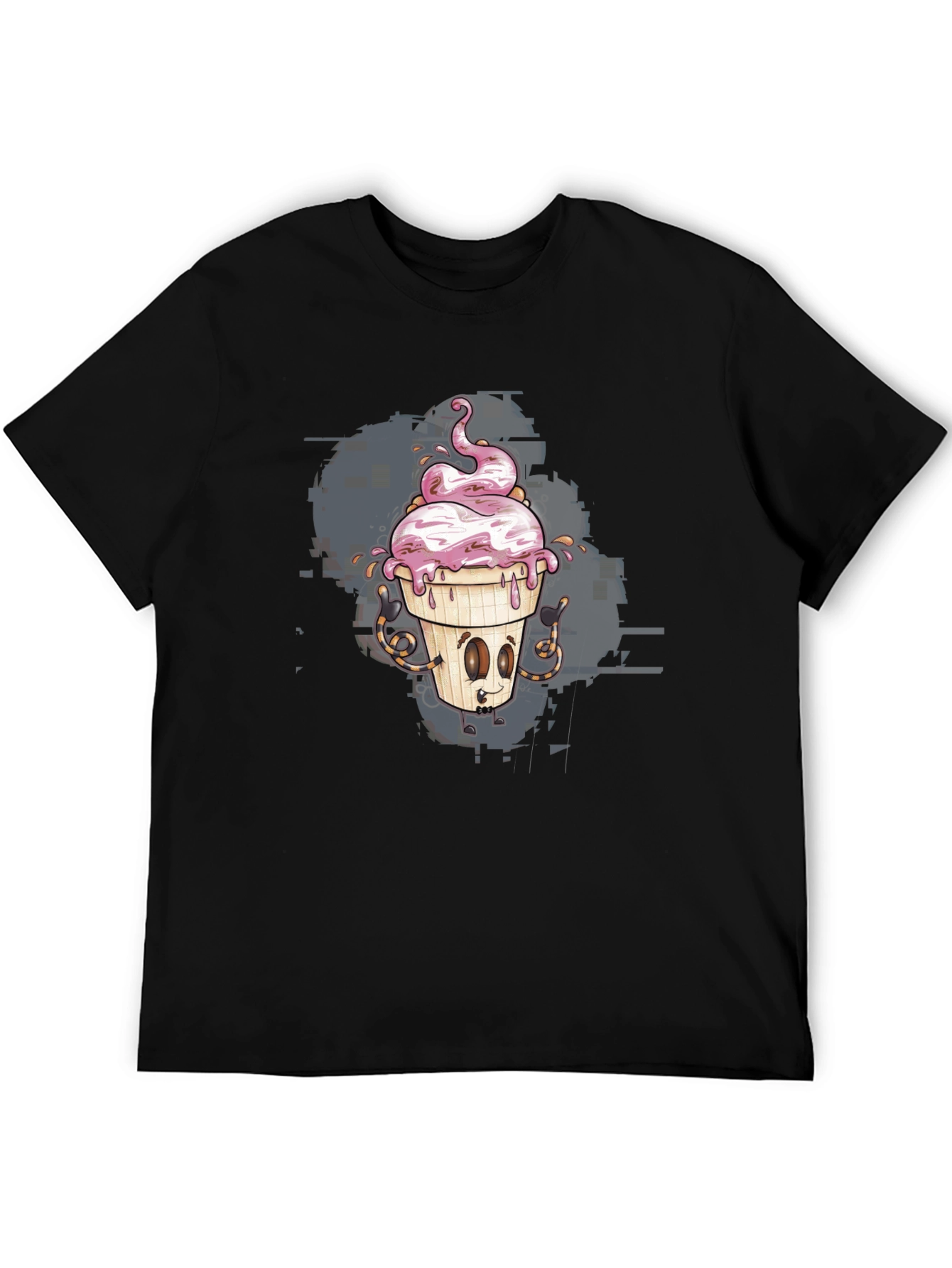 Ice Cream Character Graphic Tee