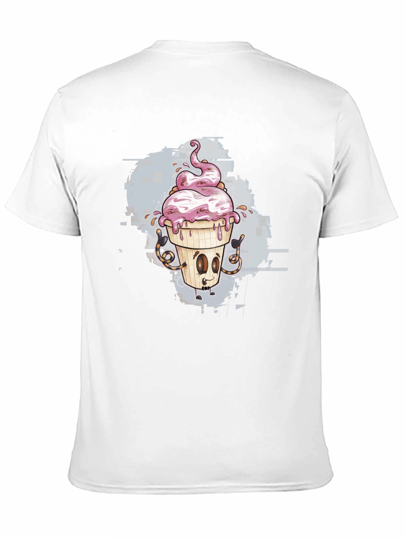 Ice Cream Character Graphic Tee
