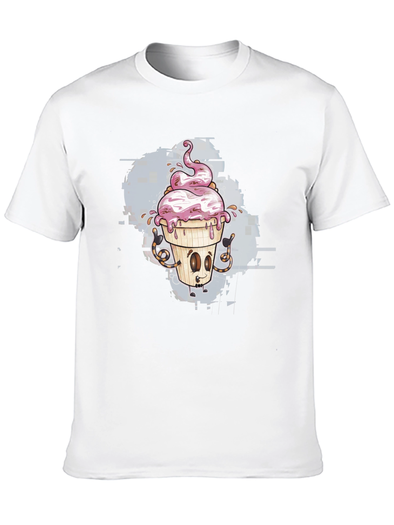 Ice Cream Character Graphic Tee