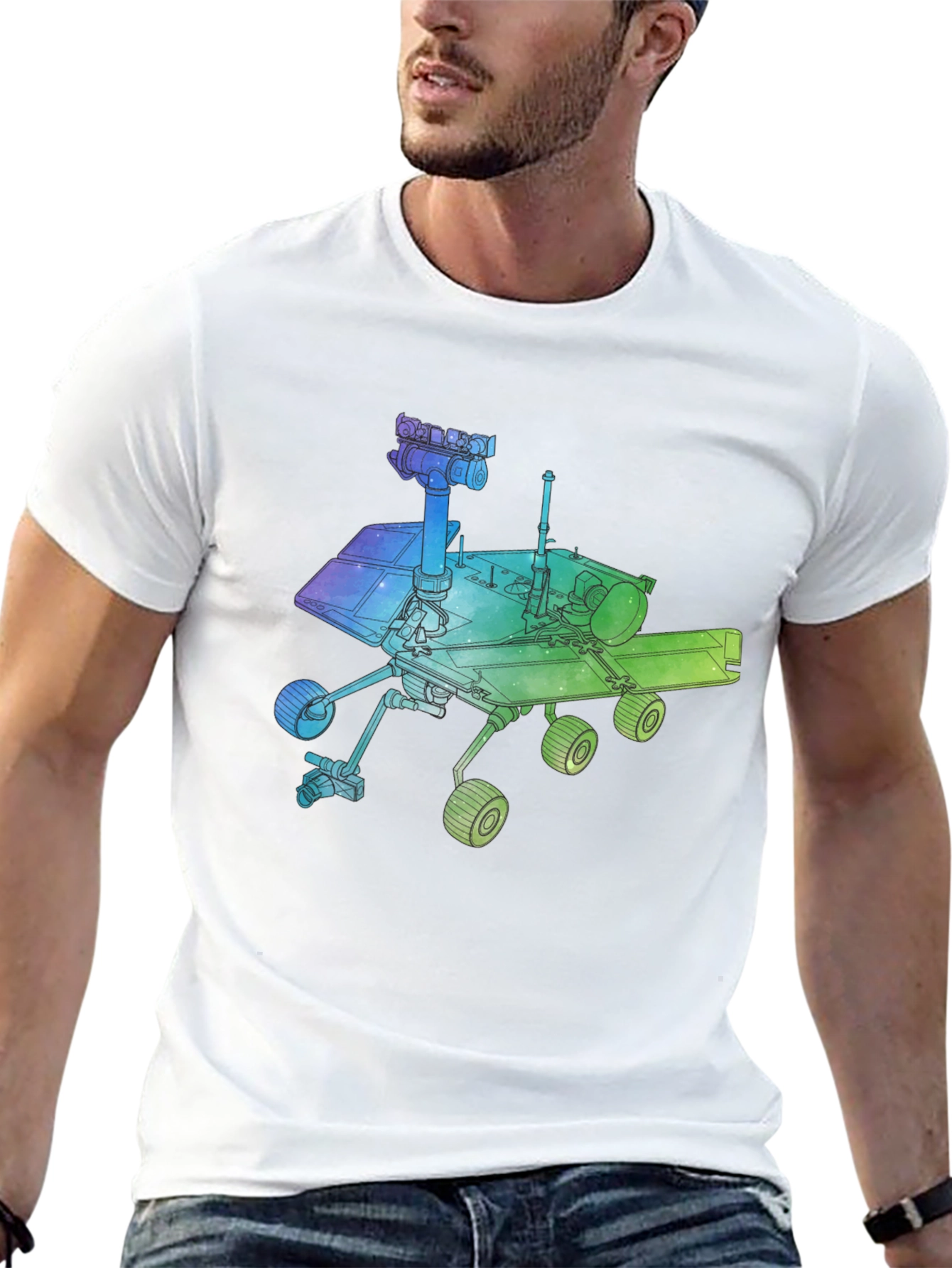 Mars Rover Graphic Tee - Explore the Cosmos