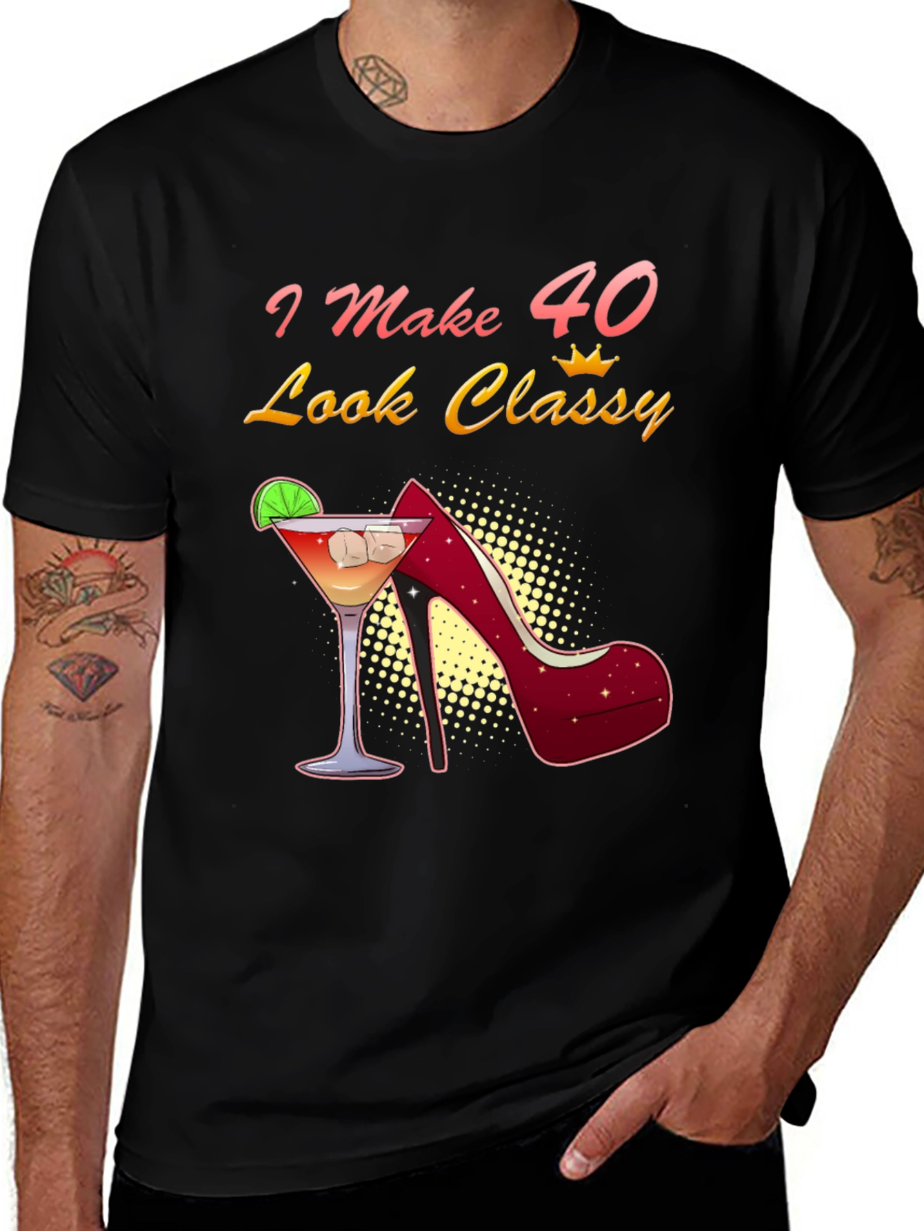 Classy 40th Birthday T-Shirt