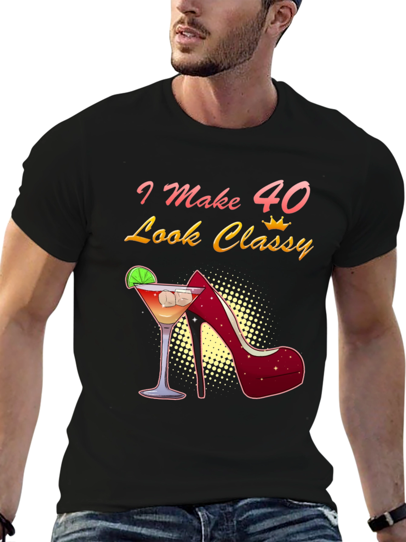 Classy 40th Birthday T-Shirt