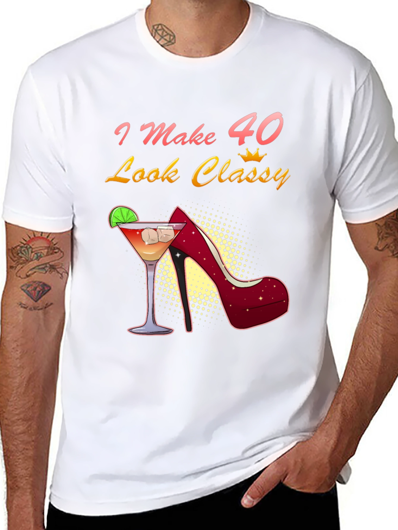 Classy 40th Birthday T-Shirt