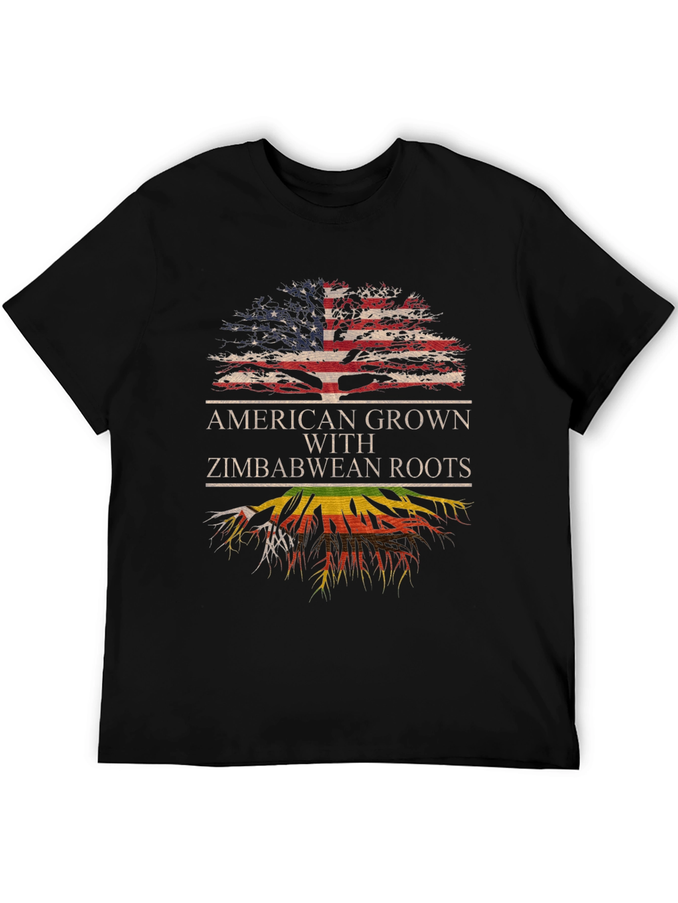 American Grown Zimbabwean Roots T-Shirt