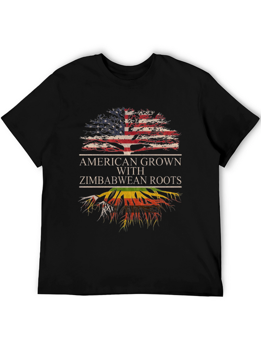American Grown Zimbabwean Roots T-Shirt