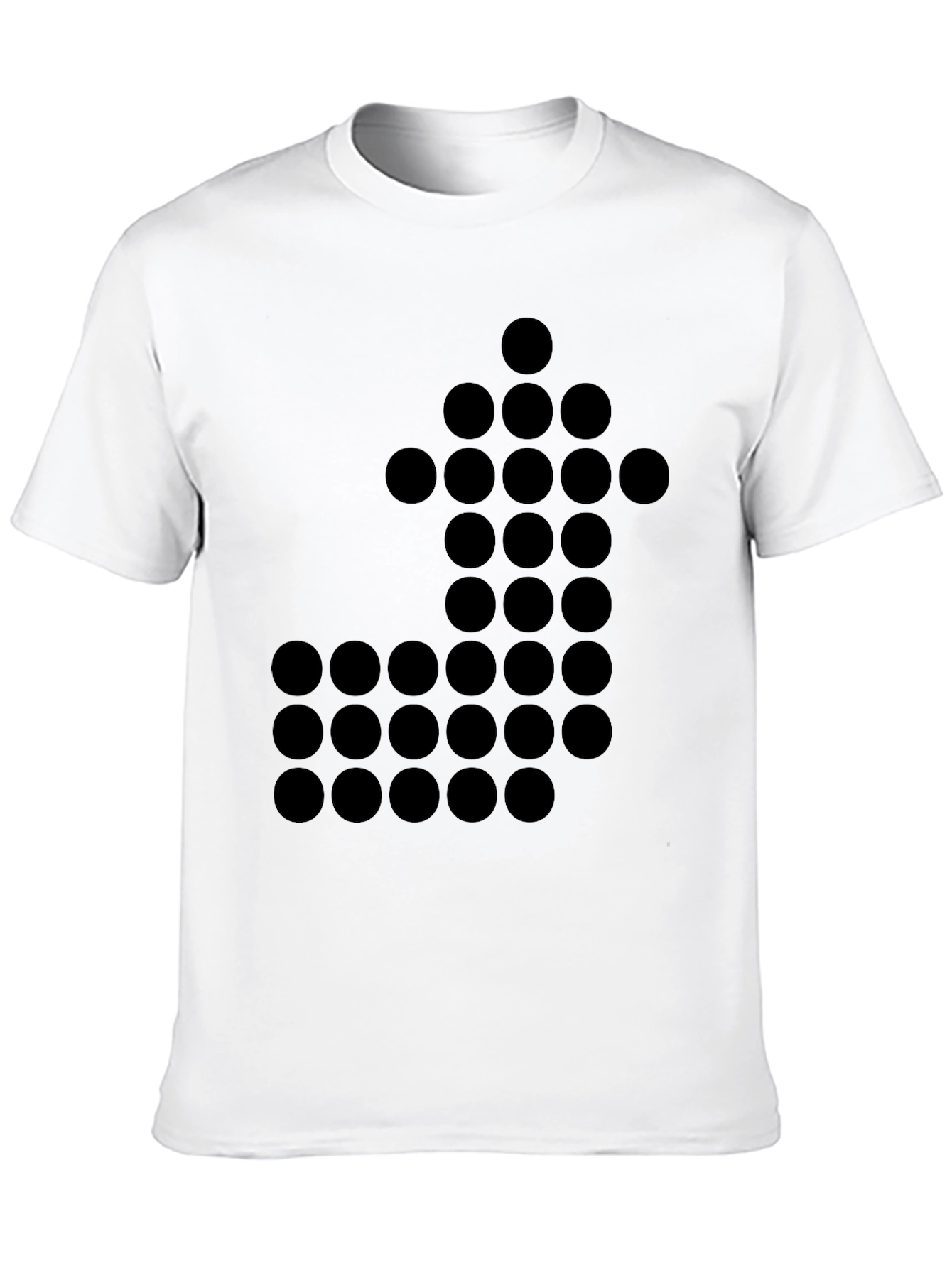 Retro 8-Bit Arrow Black Graphic Tee