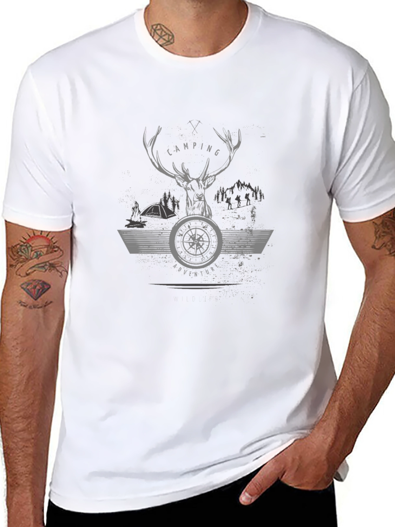 Camping Adventure Graphic T-Shirt