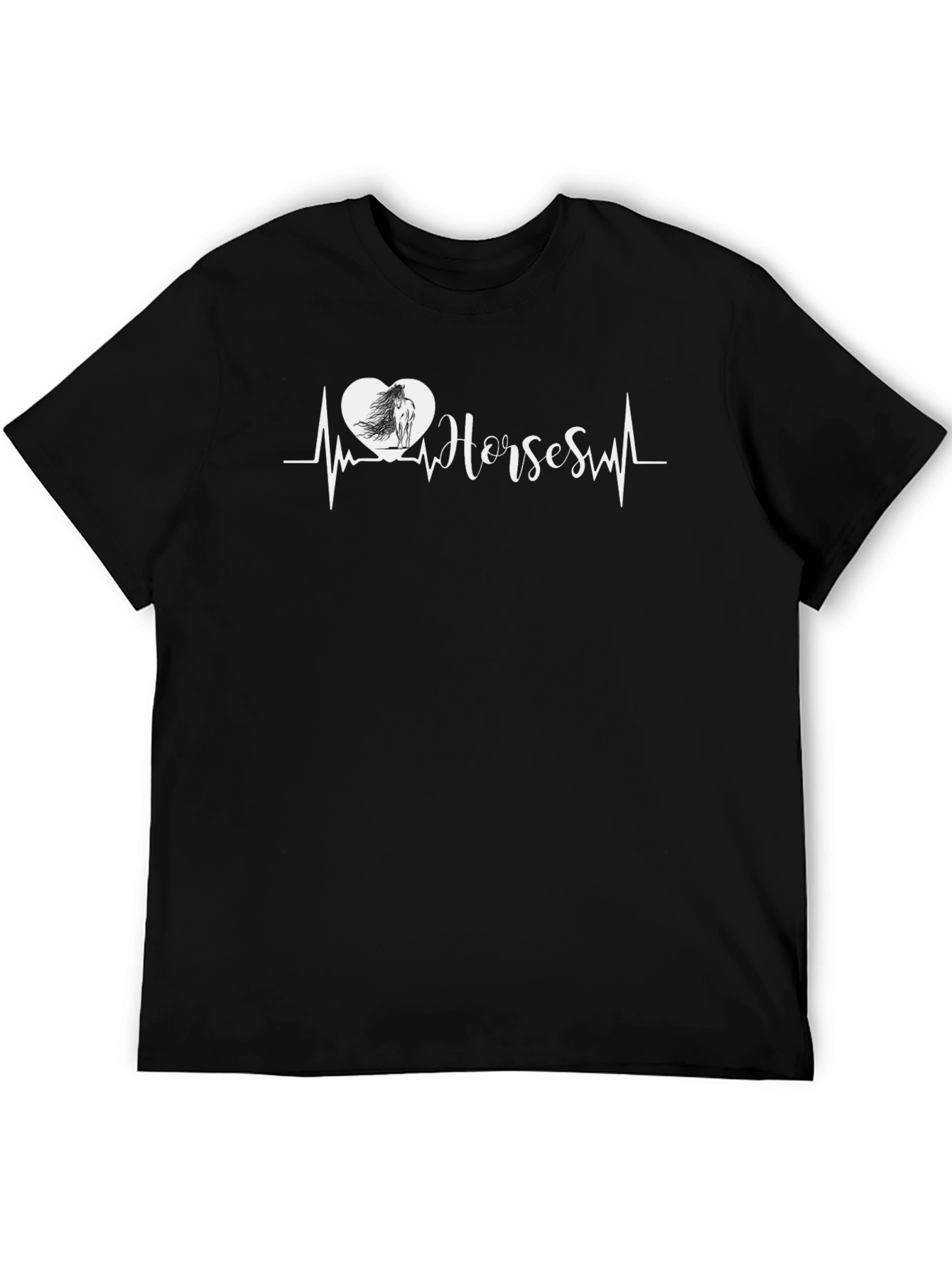 Heartbeat Horses Graphic T-Shirt