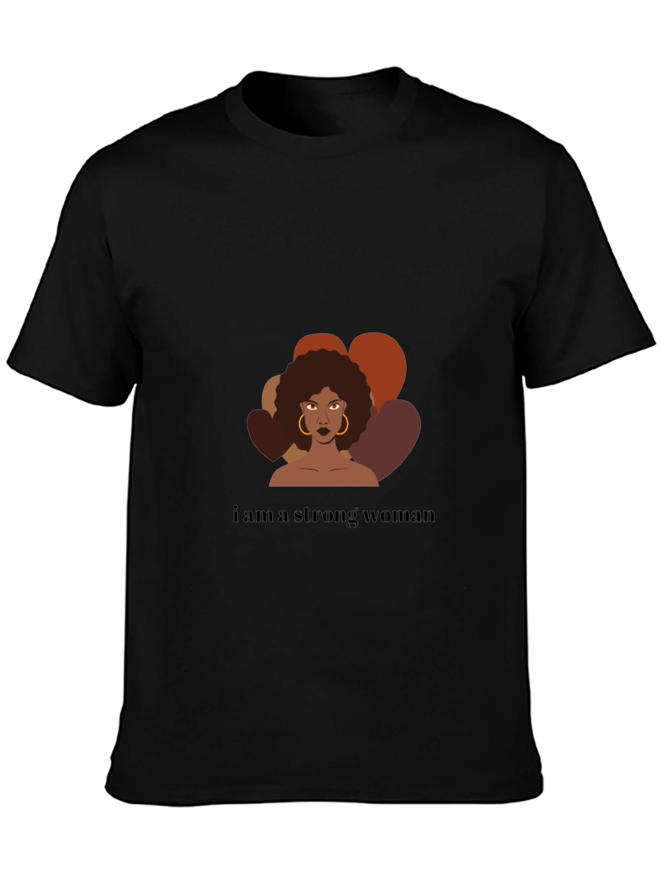 Strong Woman Graphic Tee - Empowering Design