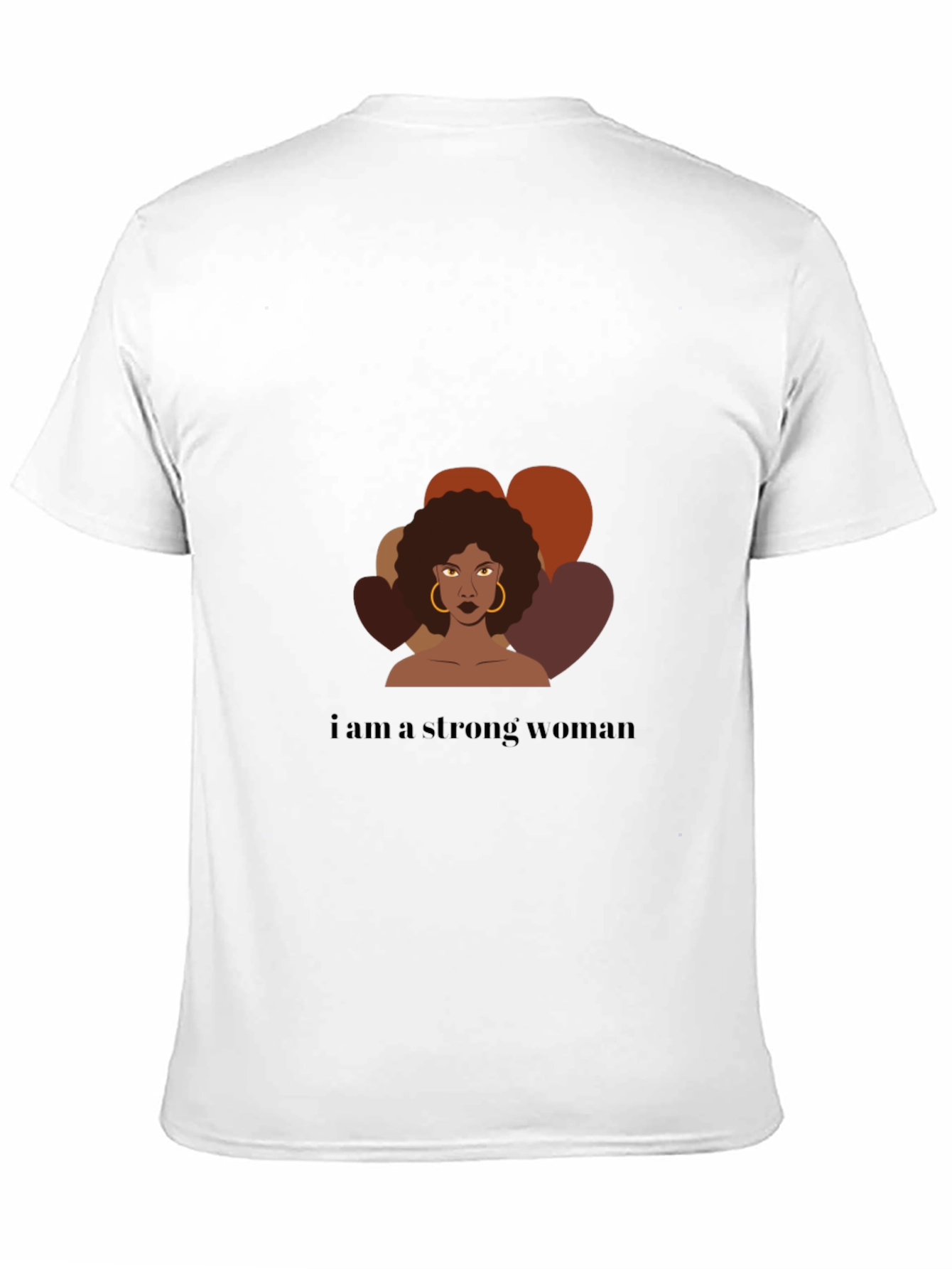 Strong Woman Graphic Tee - Empowering Design