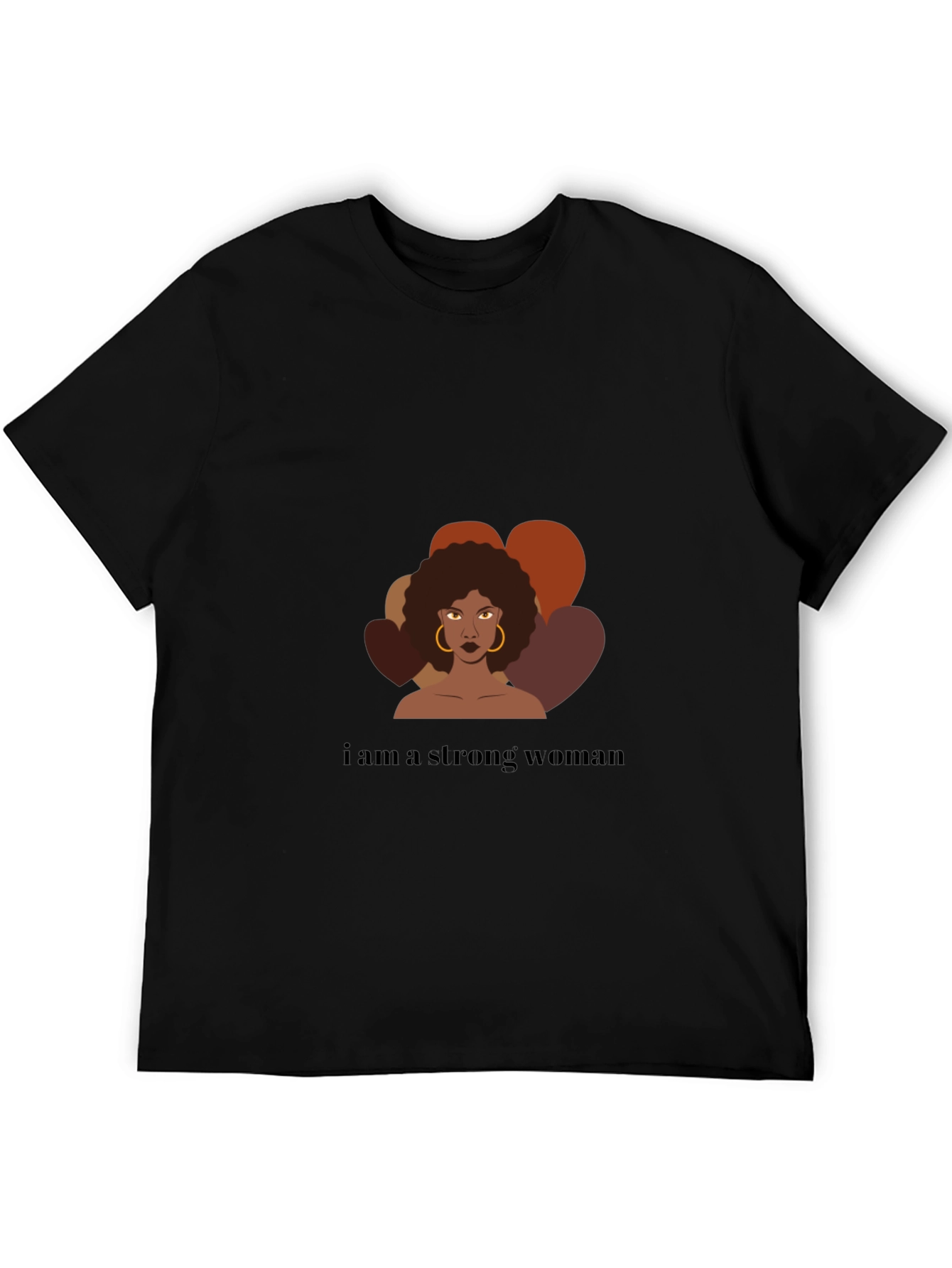 Strong Woman Graphic Tee - Empowering Design