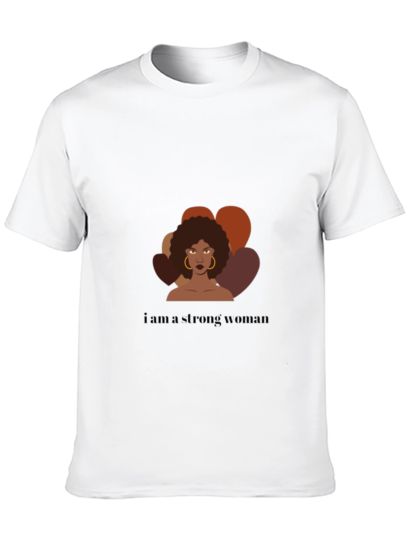 Strong Woman Graphic Tee - Empowering Design