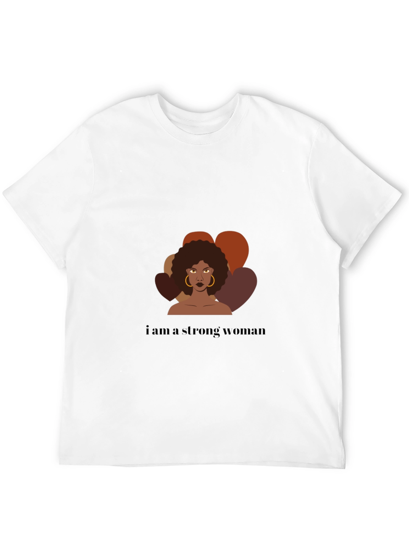 Strong Woman Graphic Tee - Empowering Design