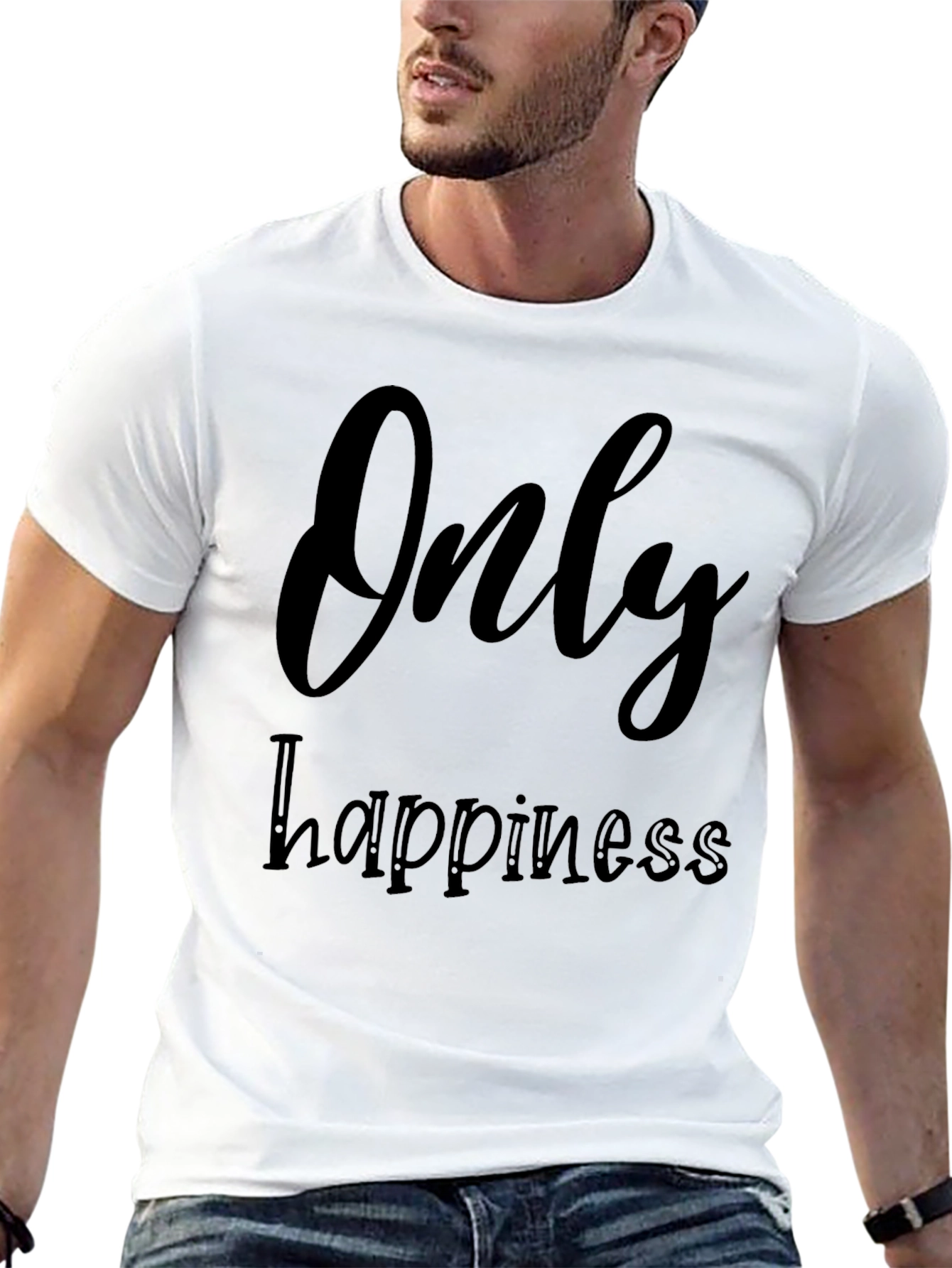 Only Happiness Graphic Tee